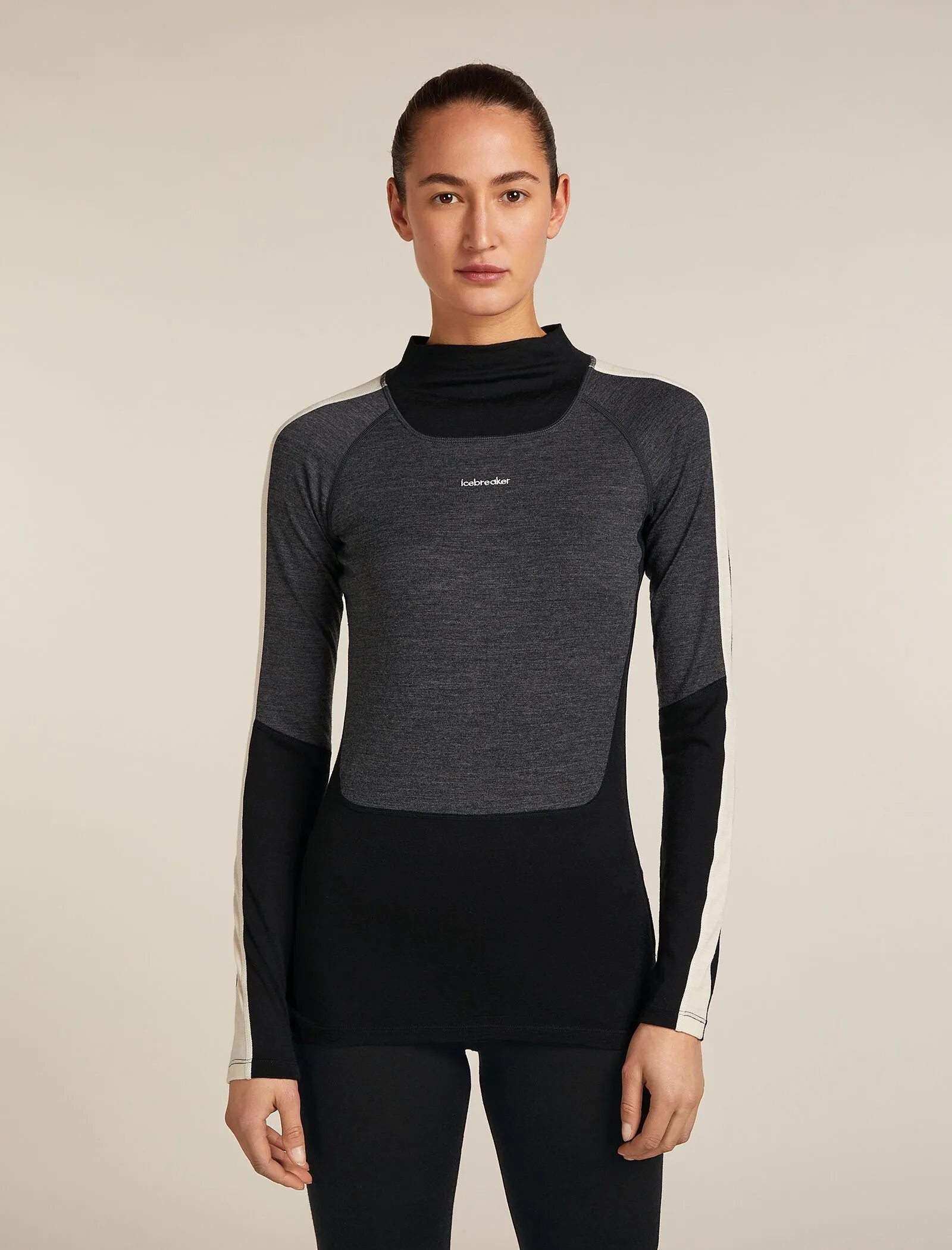 Women's Merino 200 Oasis+ Long Sleeve High Neck Thermal Top sold by Icebreaker