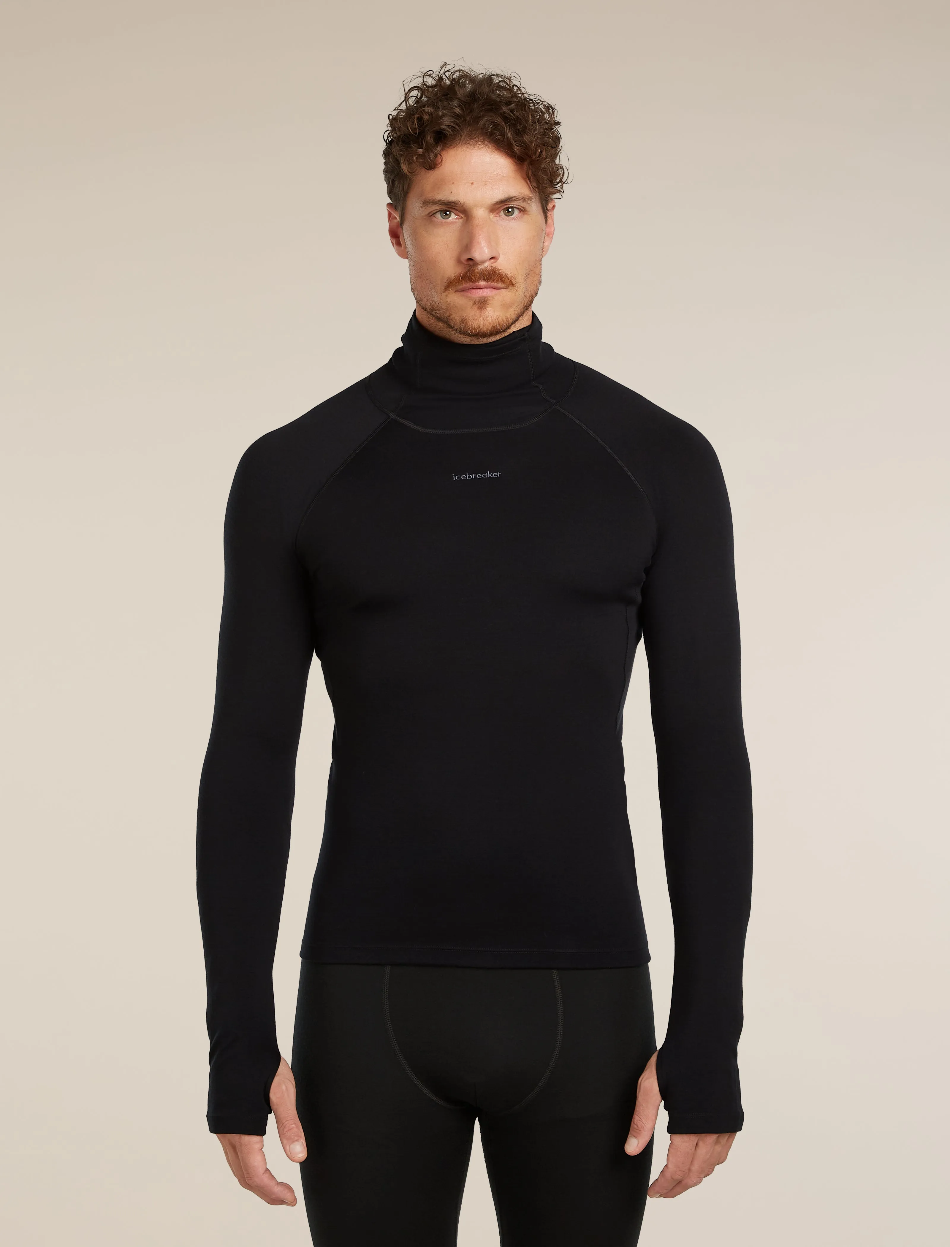 Men's 300 MerinoFine™ Polar Long Sleeve Roll Neck Thermal Top sold by Icebreaker