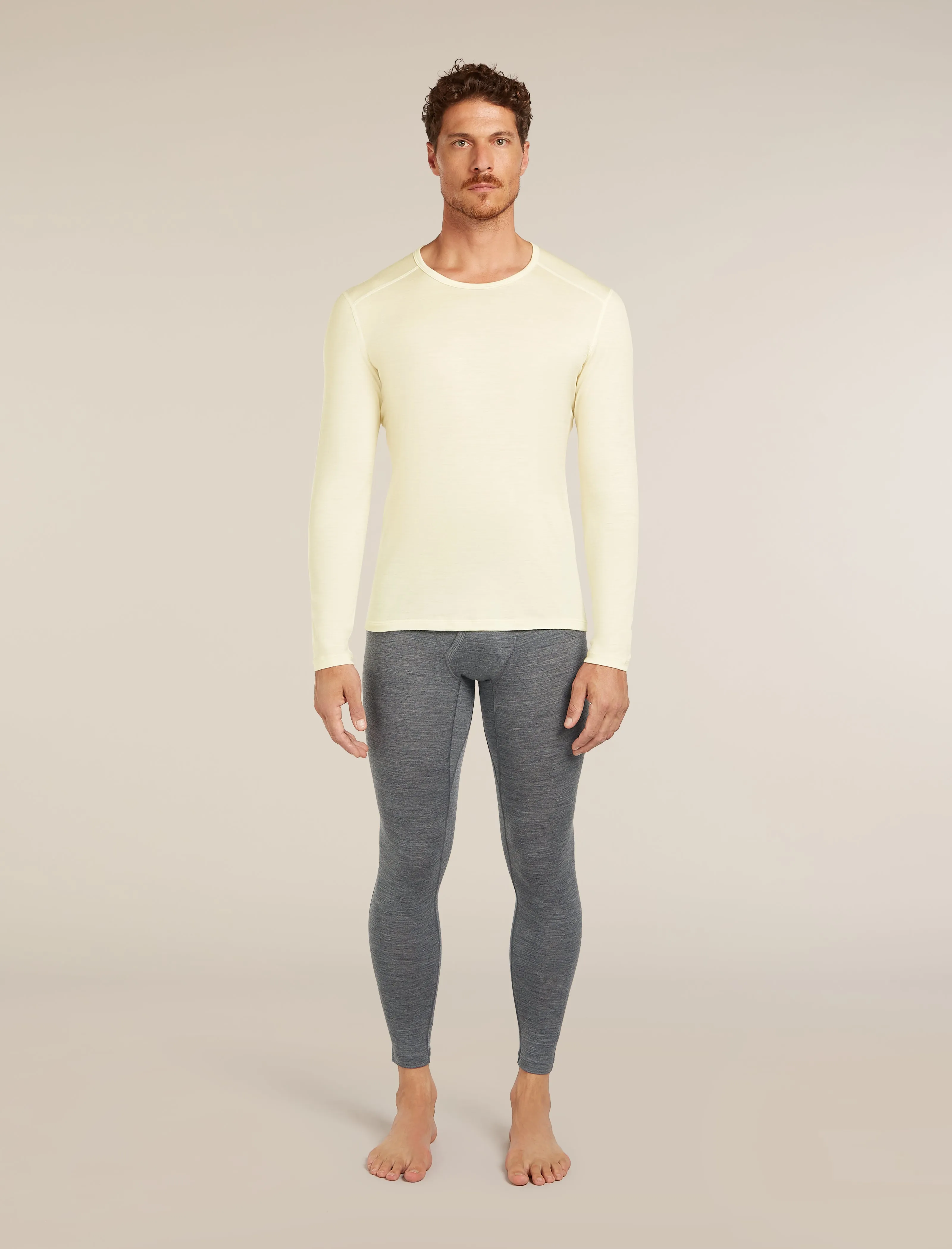 Men's Merino 200 Oasis Long Sleeve Crewe Thermal Top sold by Icebreaker product image thumbnail 3