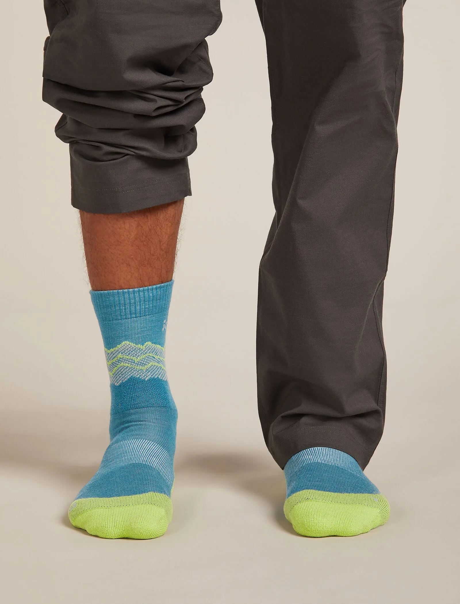 Men's Merino Hike+ Medium Crew Socks Across the Peaks sold by Icebreaker product image thumbnail 3