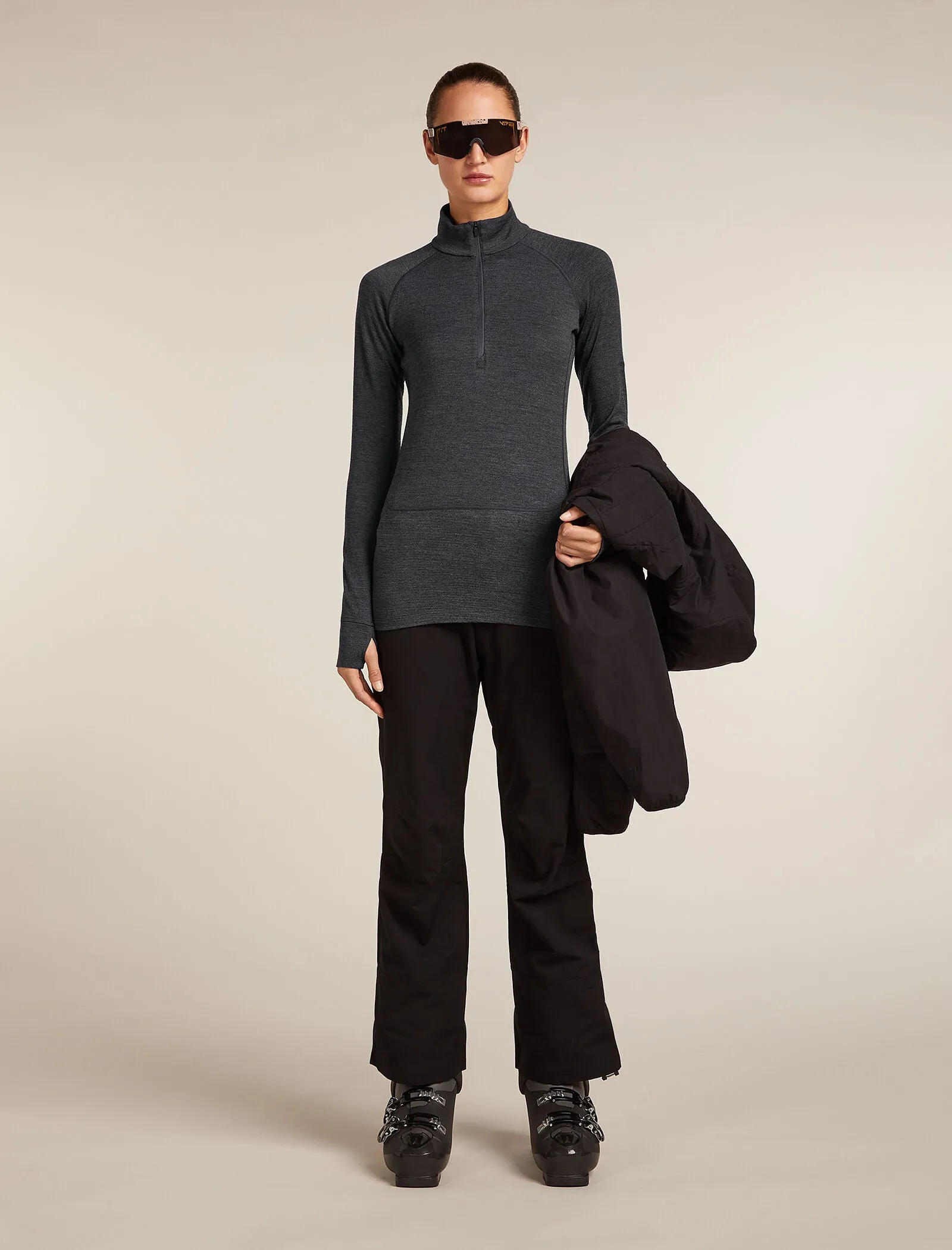 Women's Merino 260 ZoneKnit™ Long Sleeve Half Zip Thermal Top sold by Icebreaker product image thumbnail 4