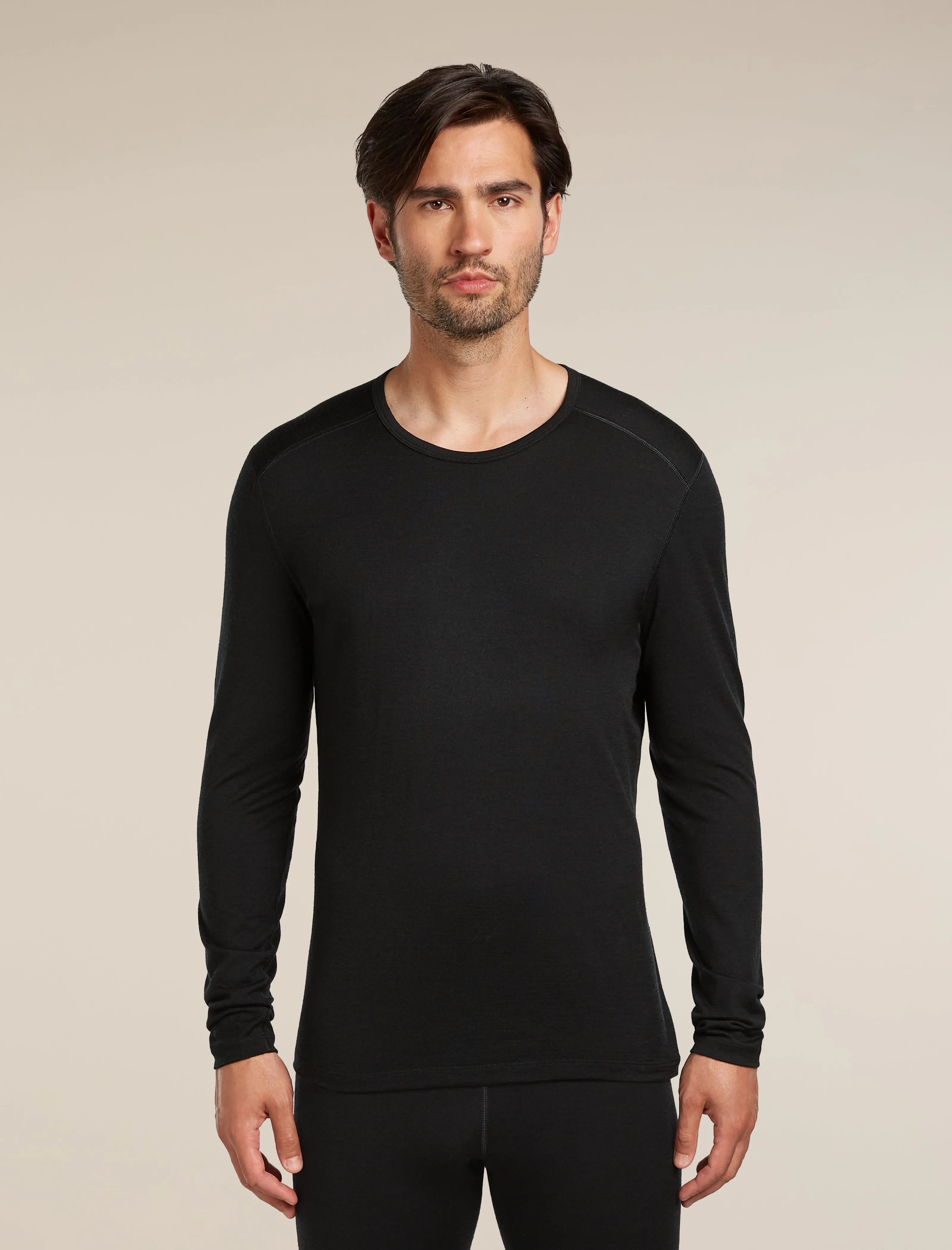 Men's Merino 200 Oasis Long Sleeve Crewe Thermal Top sold by Icebreaker
