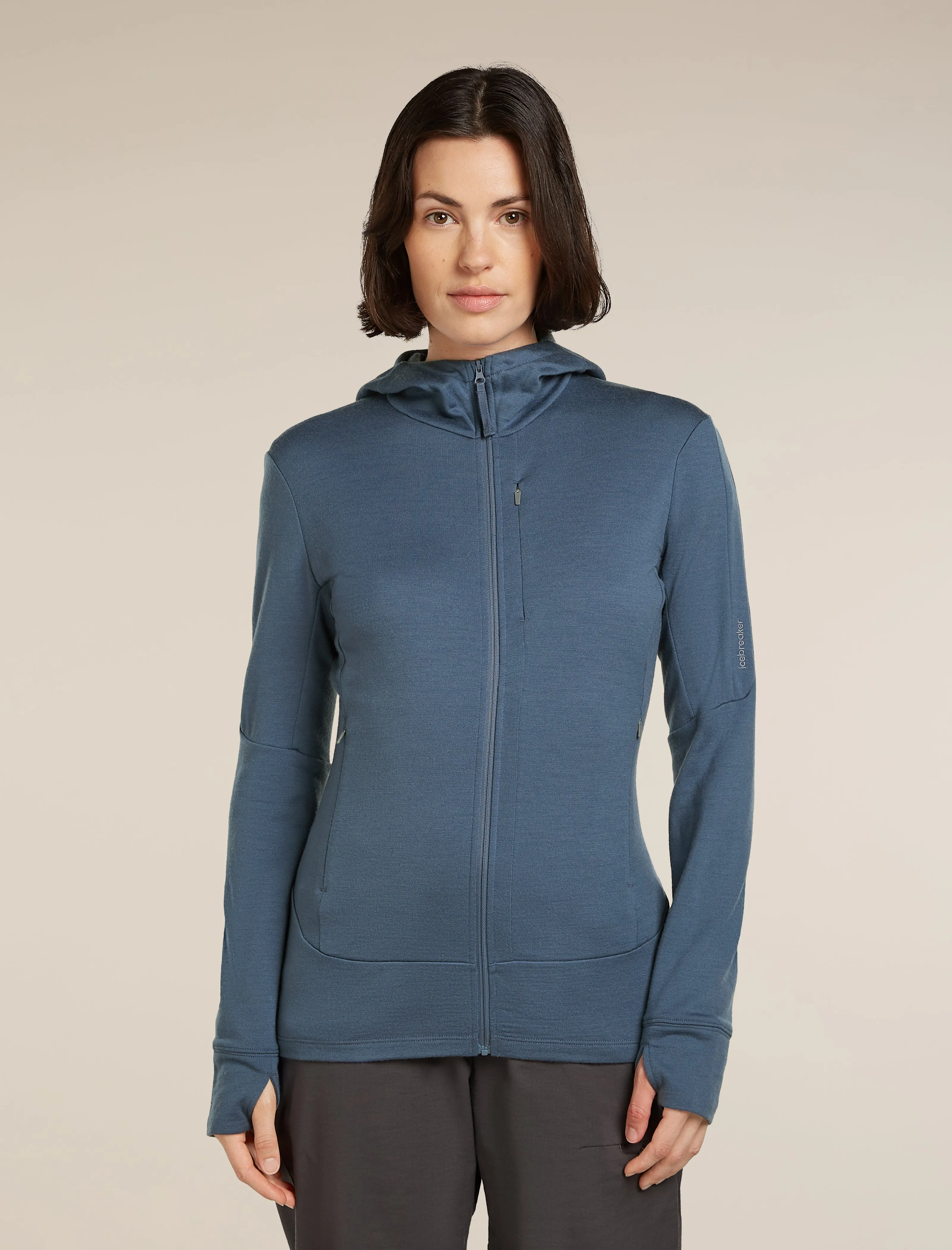 Women's Merino 260 Quantum Long Sleeve Zip Hoodie sold by Icebreaker