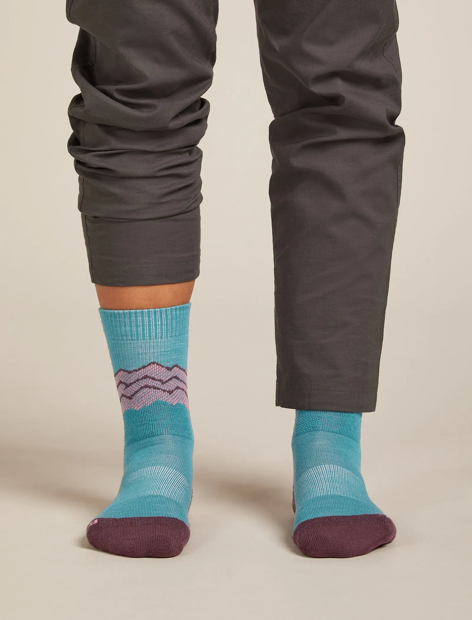 Women's Merino Hike+ Medium Crew Socks Across the Peaks sold by Icebreaker product image thumbnail 3