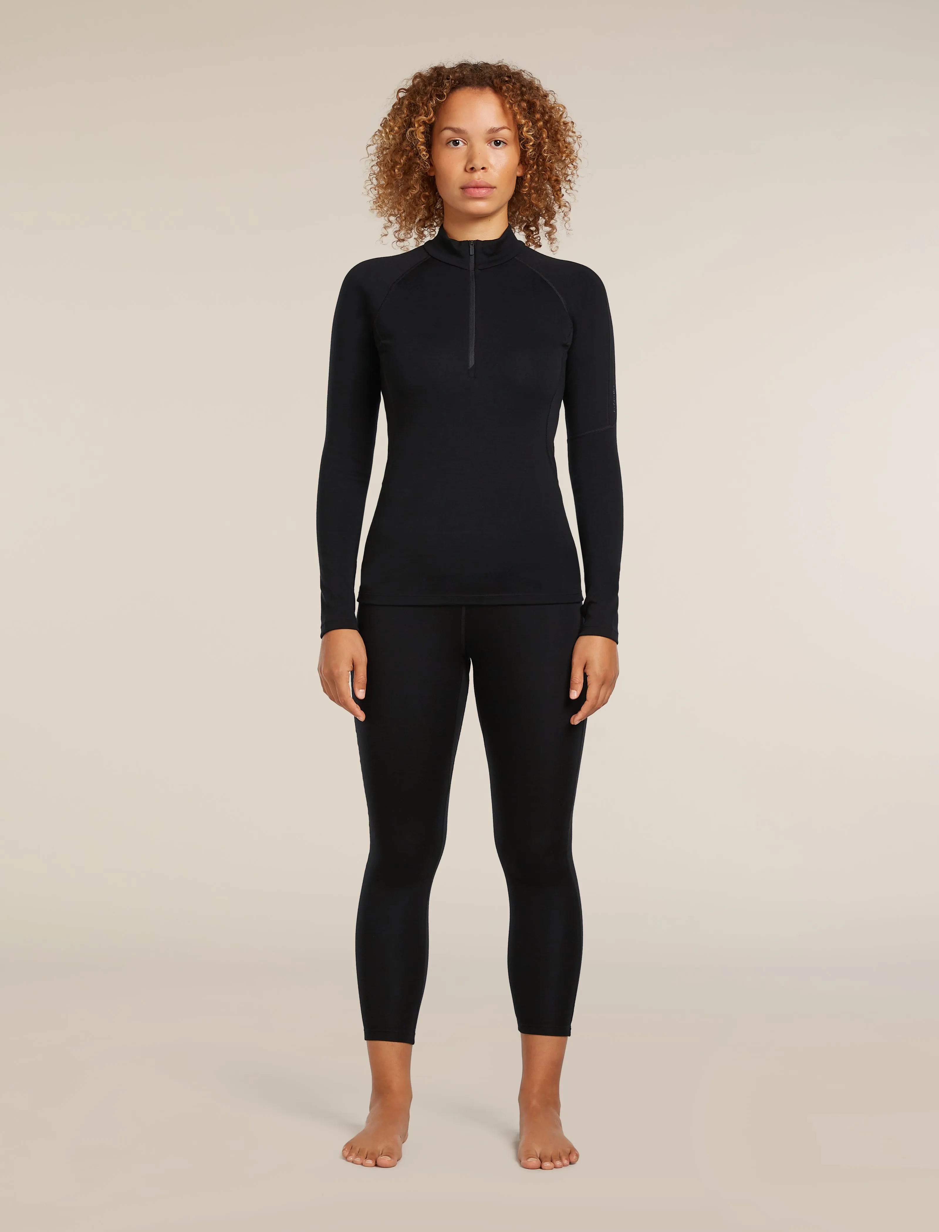 Women's 300 MerinoFine™ Polar Long Sleeve Half Zip Thermal Top sold by Icebreaker