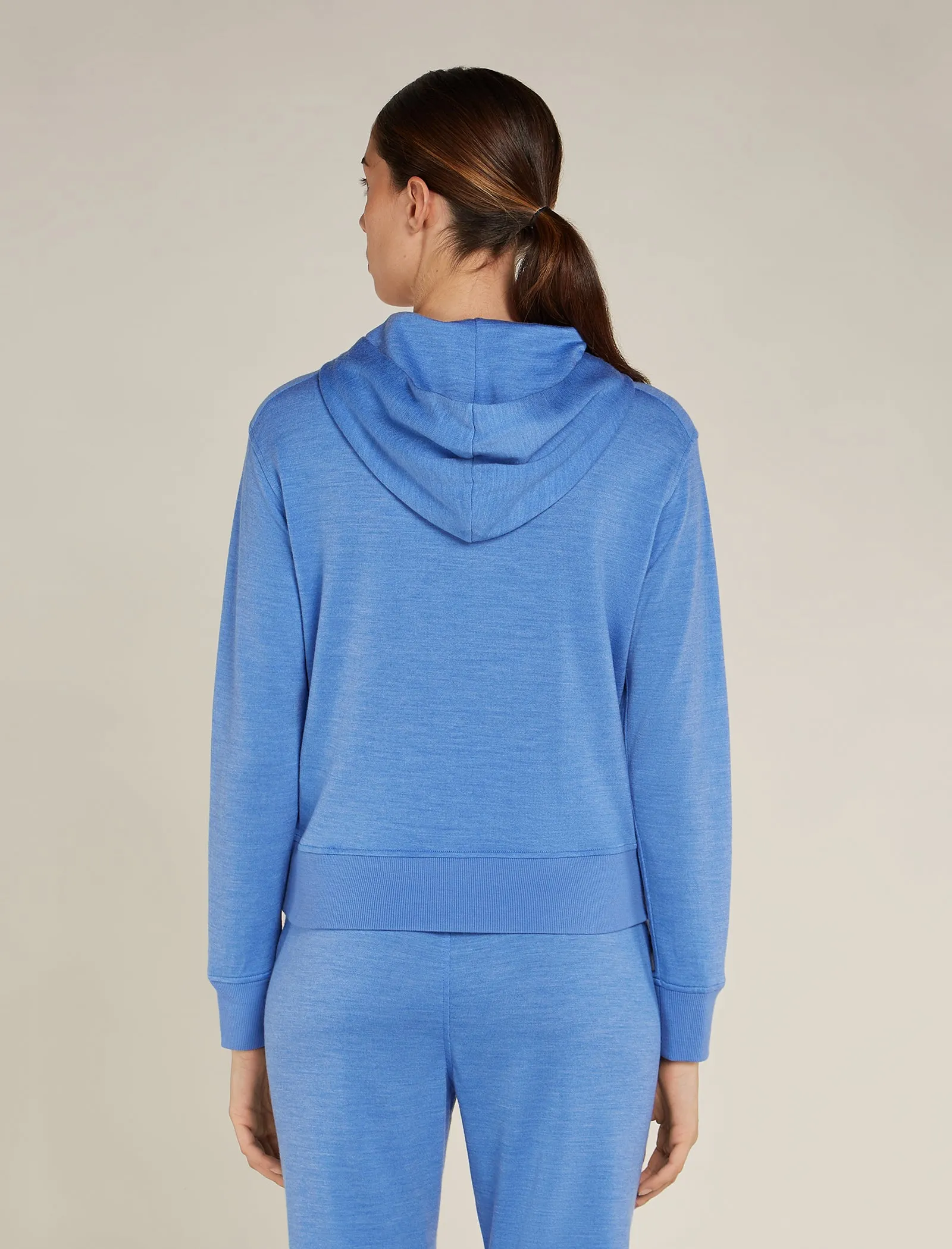 Women's Merino Blend 200 Crush Long Sleeve Hoodie sold by Icebreaker product image thumbnail 3