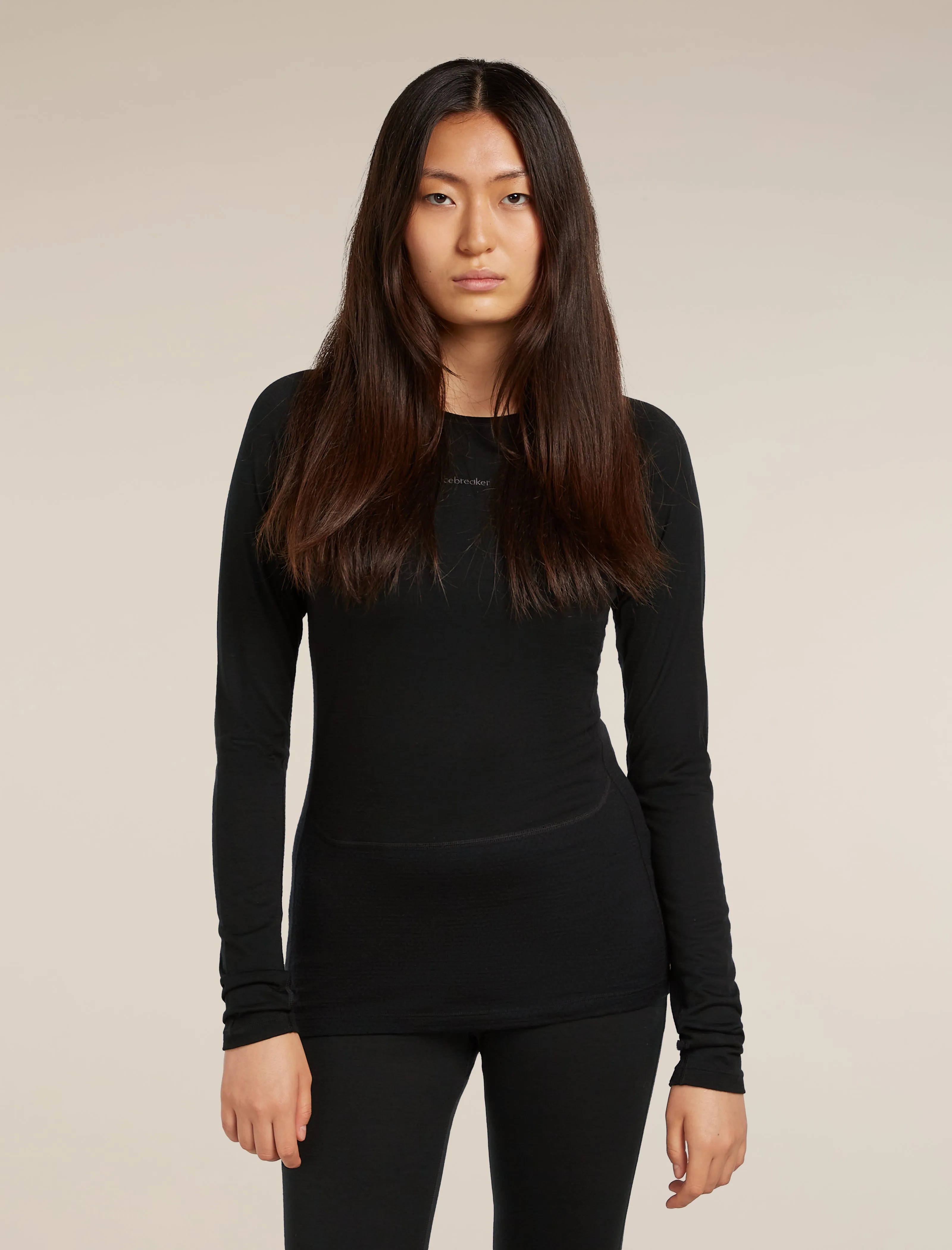 Merino 200 ZoneKnit™ Long Sleeve Crew Thermal Top sold by Icebreaker