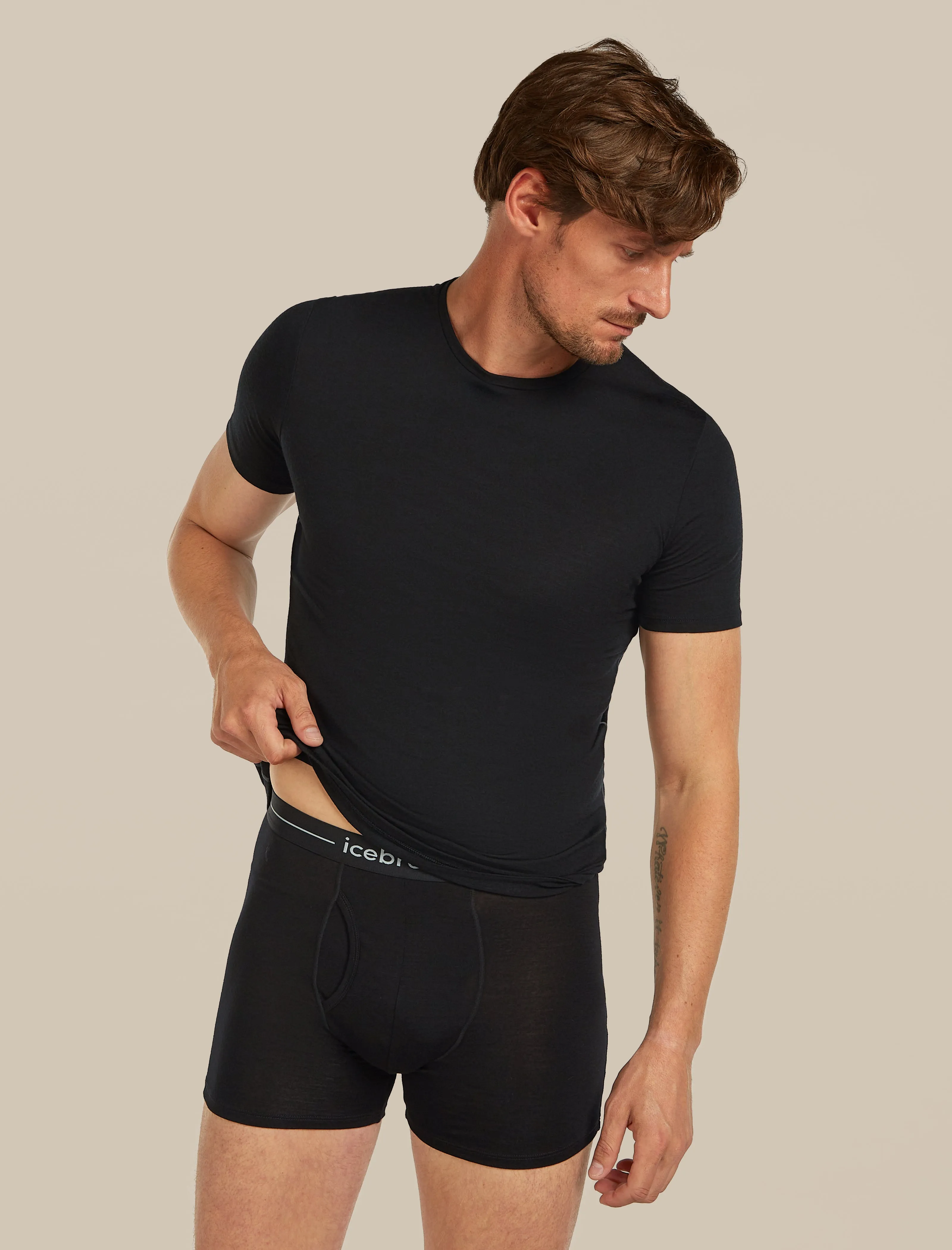 Men's Merino 150 Anatomica Short Sleeve Crewe Top sold by Icebreaker product image thumbnail 5