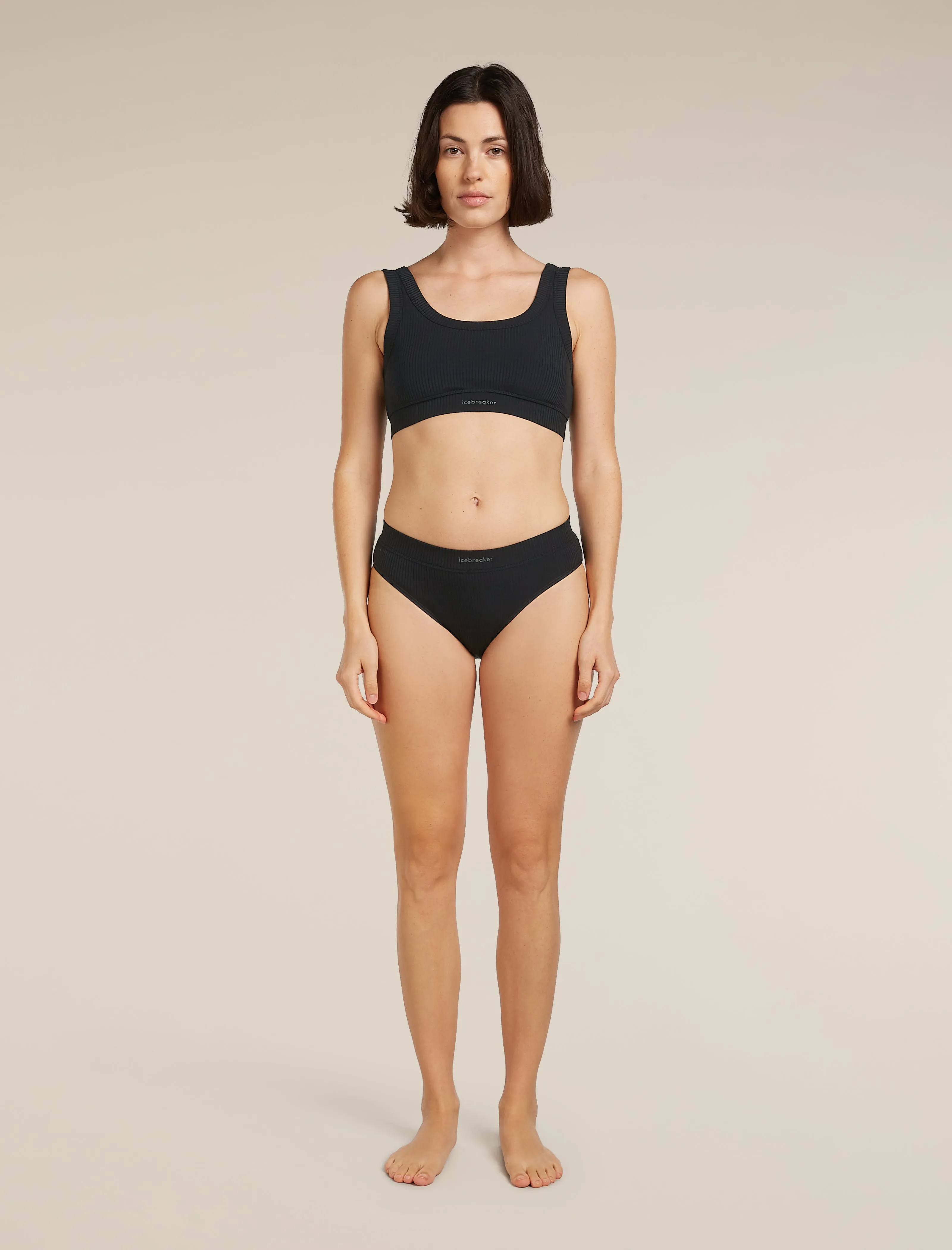 Women's Merino Blend Rib Lotus Hipster sold by Icebreaker