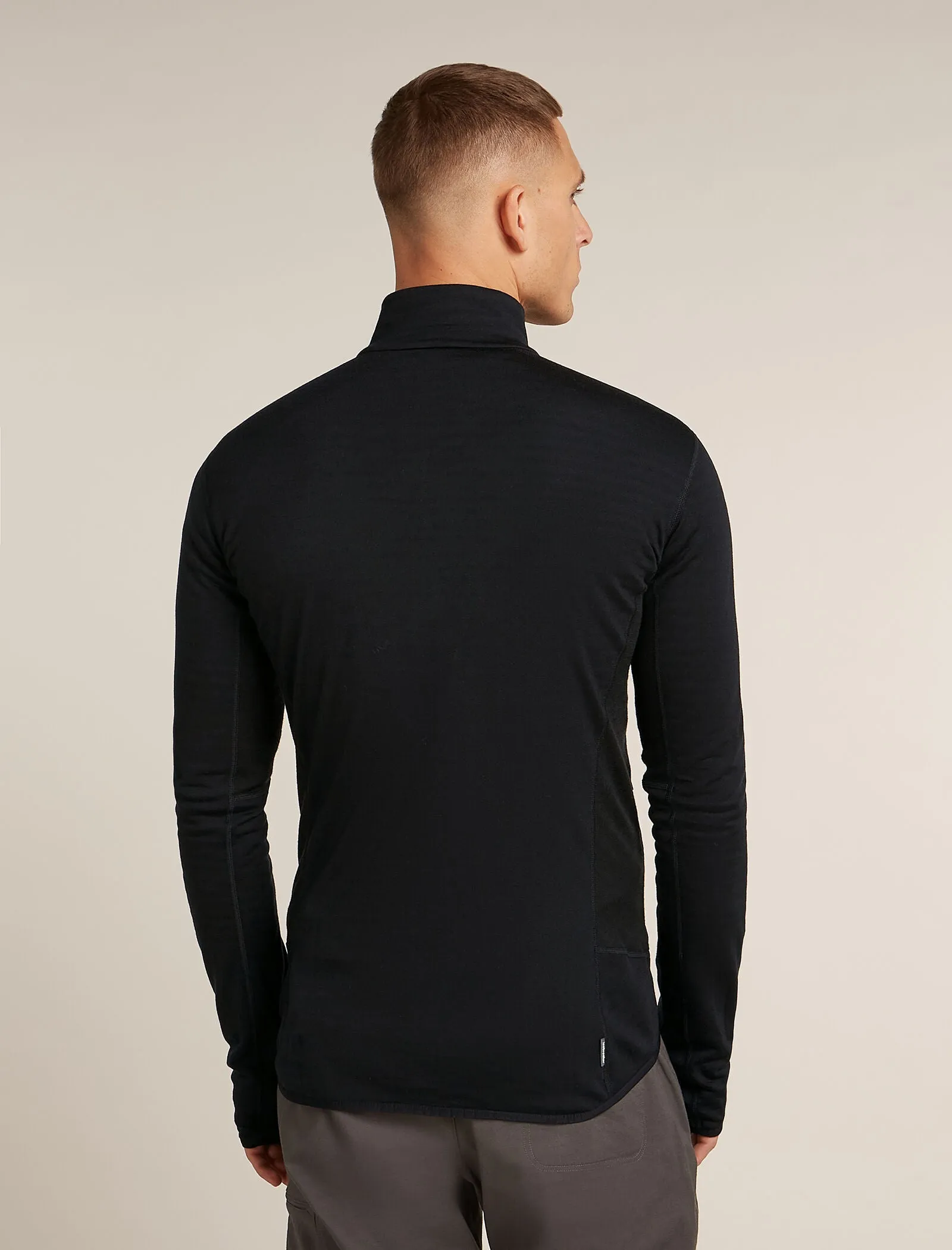Men's Merino Blend 300 RealFleece™ Descender Long Sleeve Zip Jacket sold by Icebreaker product image thumbnail 2