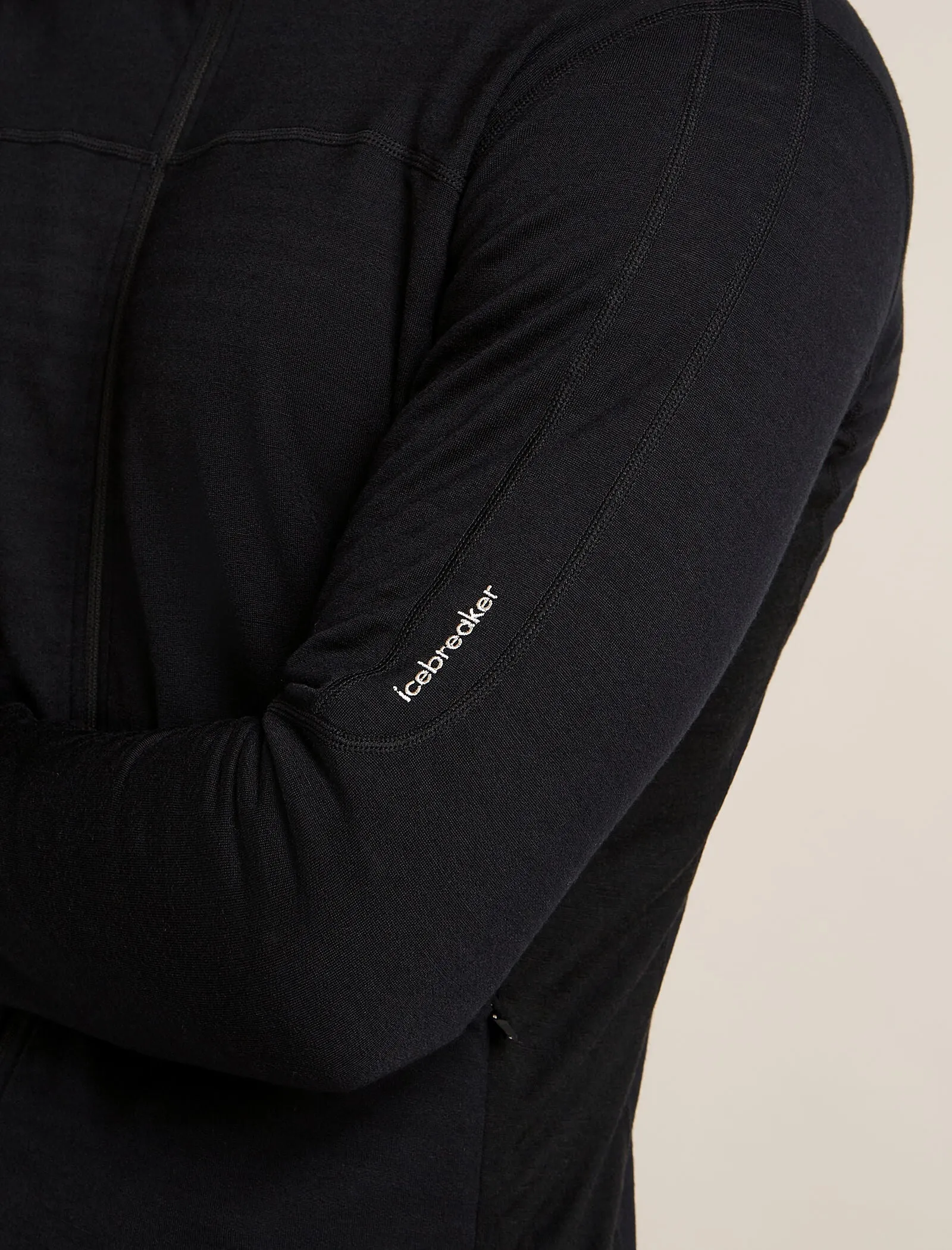 Men's Merino Blend 300 RealFleece™ Descender Long Sleeve Zip Jacket sold by Icebreaker product image thumbnail 5