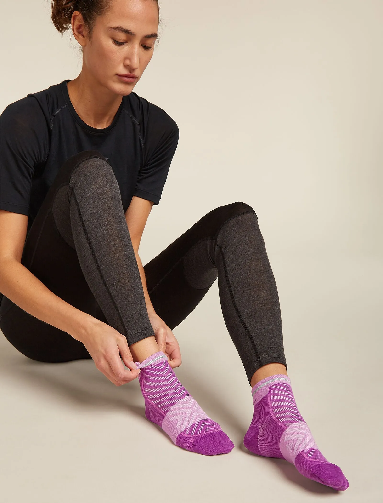 Women's Merino Blend Run+ Ultralight Mini Socks sold by Icebreaker product image thumbnail 2