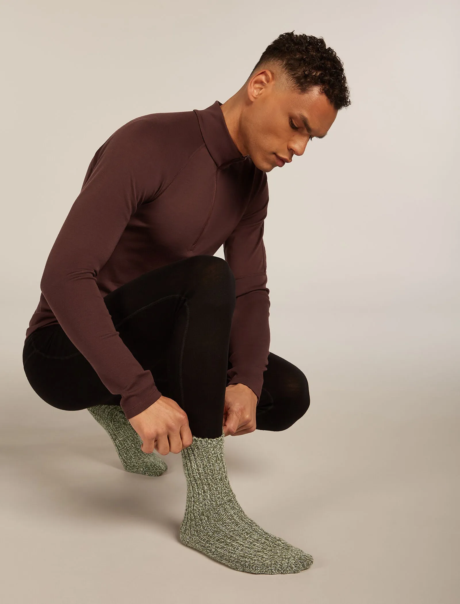 Unisex Merino Ski Lodge Crew Socks sold by Icebreaker