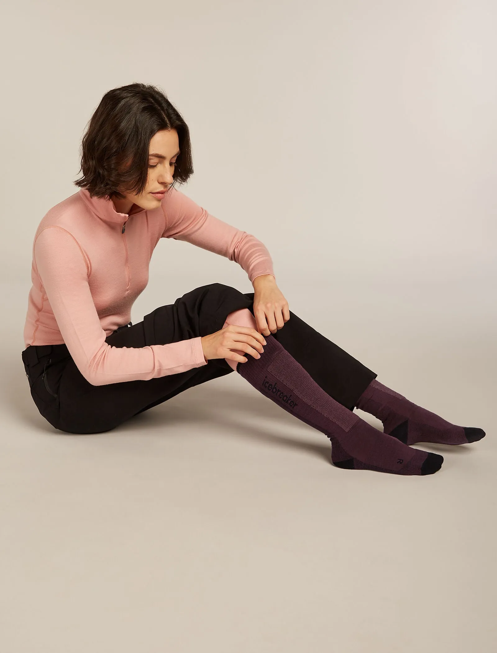 Women's Merino Ski+ Light Over The Calf Socks sold by Icebreaker product image thumbnail 2