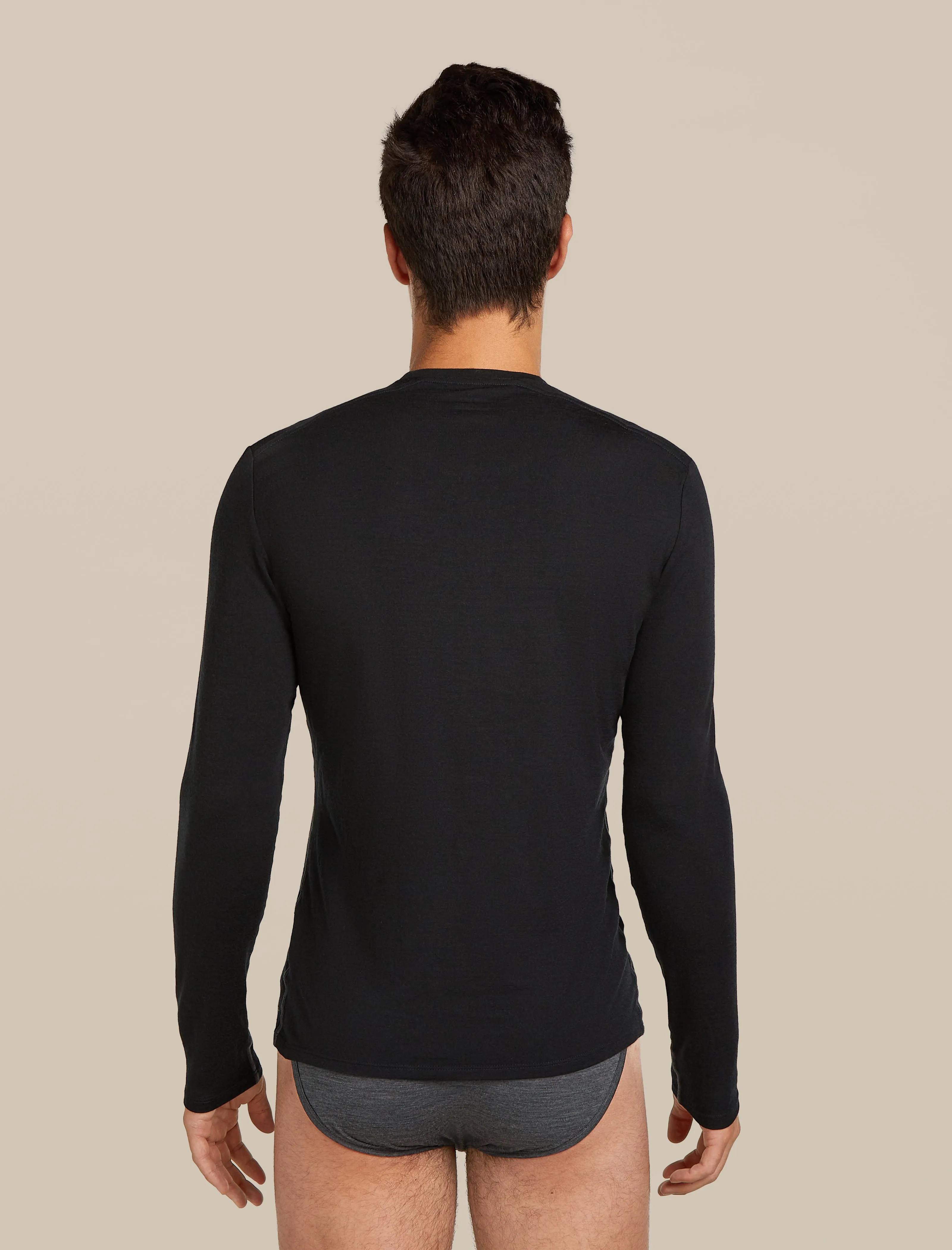 Men's Merino 150 Anatomica Long Sleeve Crewe Top sold by Icebreaker product image thumbnail 2