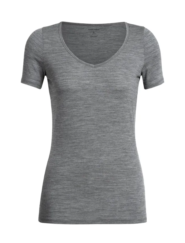 Women's Merino 150 Siren Short Sleeve Sweetheart made by Icebreaker