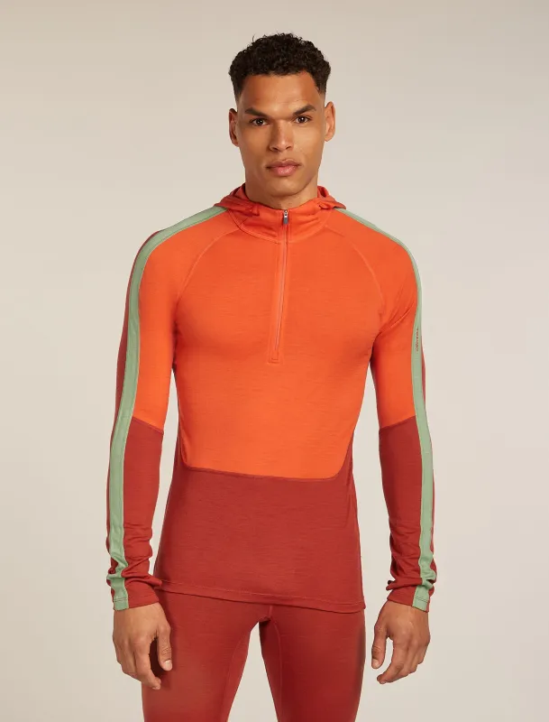 Men's Merino 200 Oasis+ Long Sleeve Half Zip Thermal Hoodie sold by Icebreaker