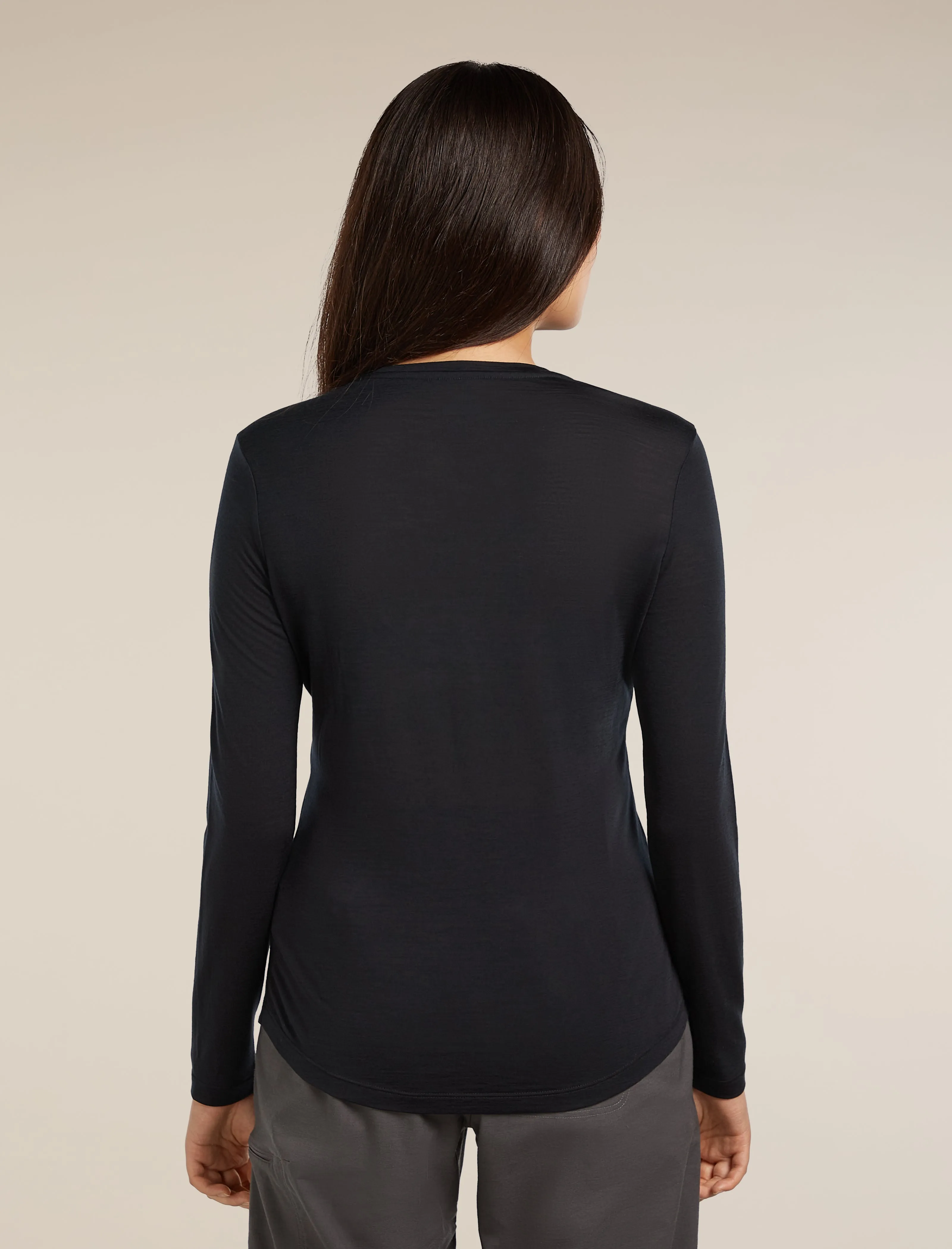 Women's Merino Blend 125 Cool-Lite™ Sphere Long Sleeve T-Shirt sold by Icebreaker product image thumbnail 2