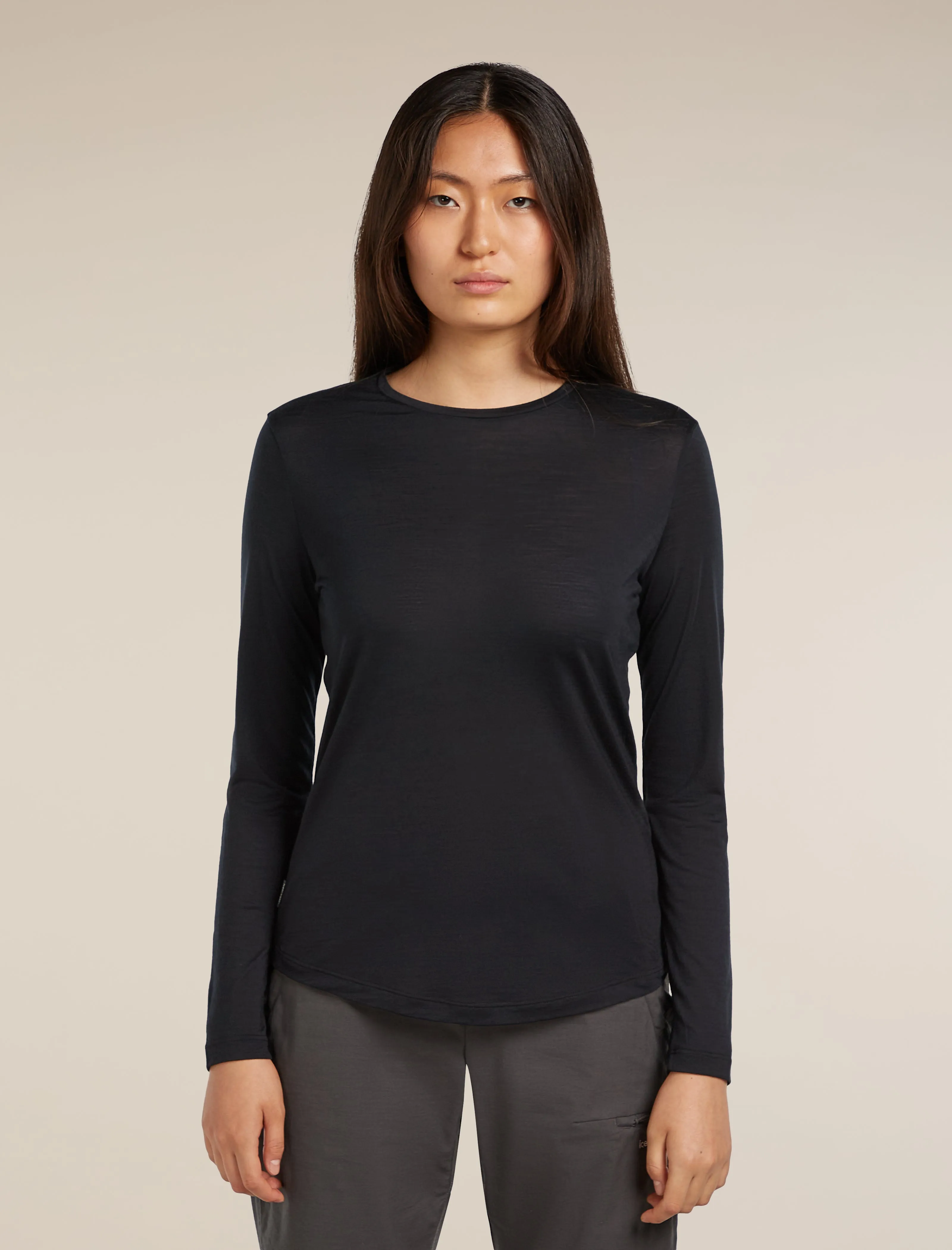 Women's Merino Blend 125 Cool-Lite™ Sphere Long Sleeve T-Shirt sold by Icebreaker