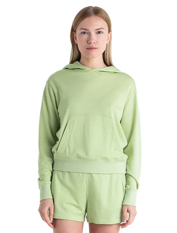 Women's Merino Blend 200 Crush Long Sleeve Hoodie sold by Icebreaker