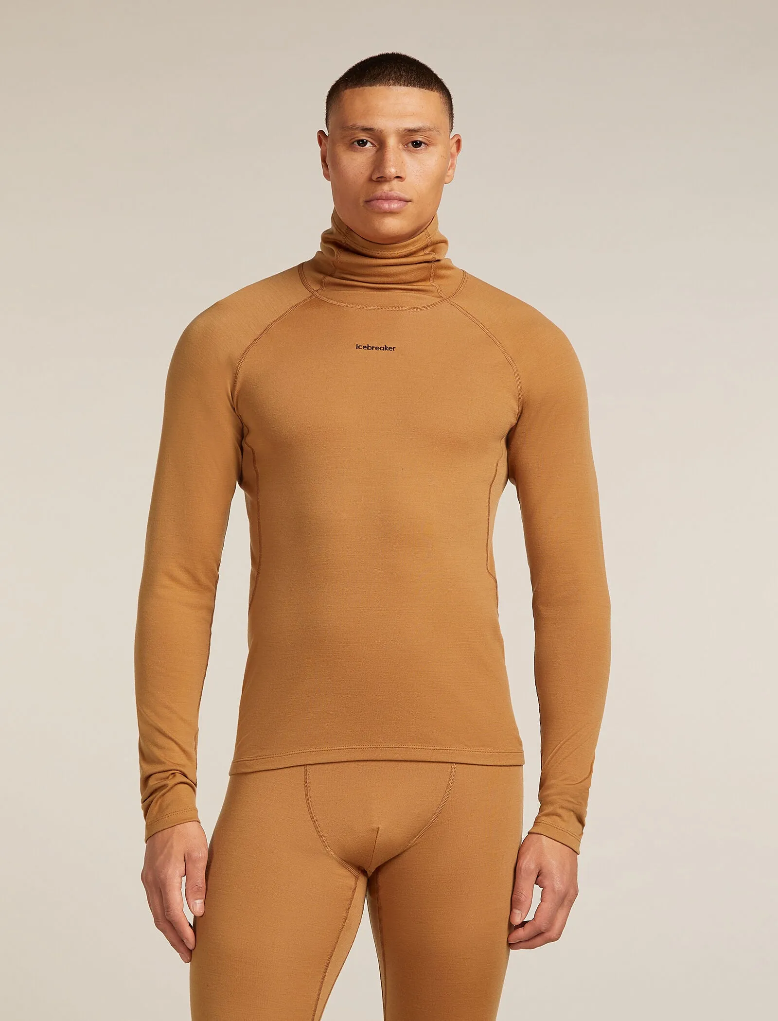 Men's 300 MerinoFine™ Polar Long Sleeve Roll Neck Thermal Top sold by Icebreaker
