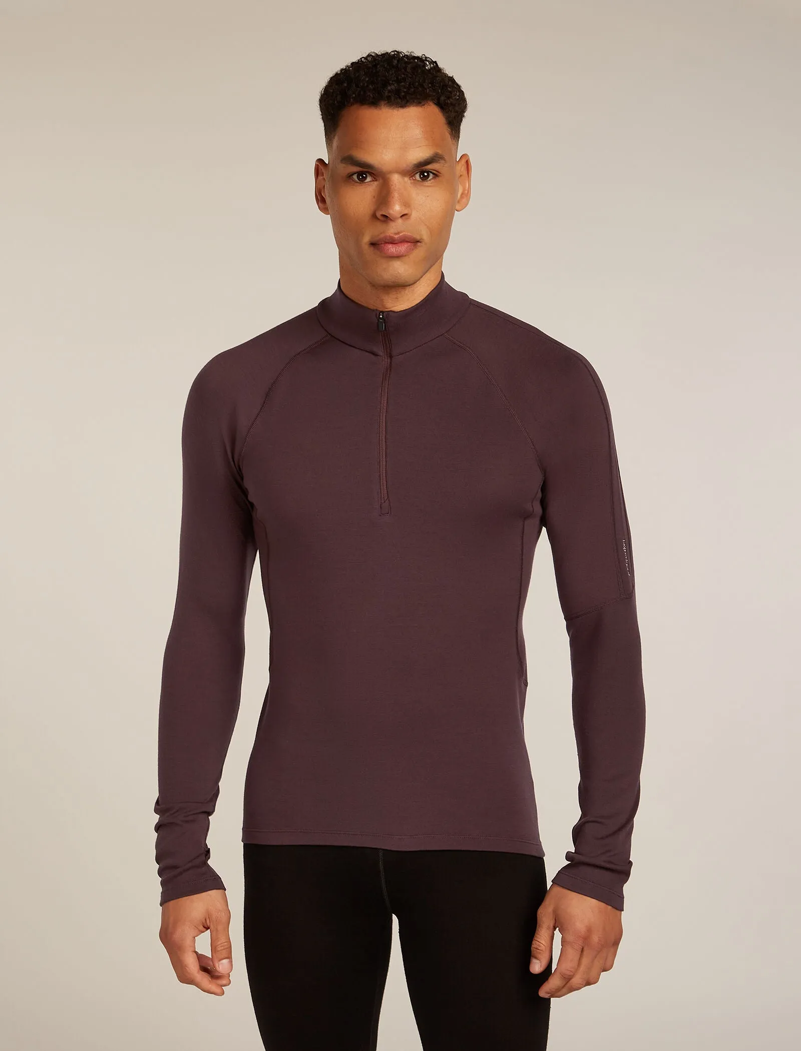 Men's 300 MerinoFine™ Polar Long Sleeve Half Zip Thermal Top sold by Icebreaker
