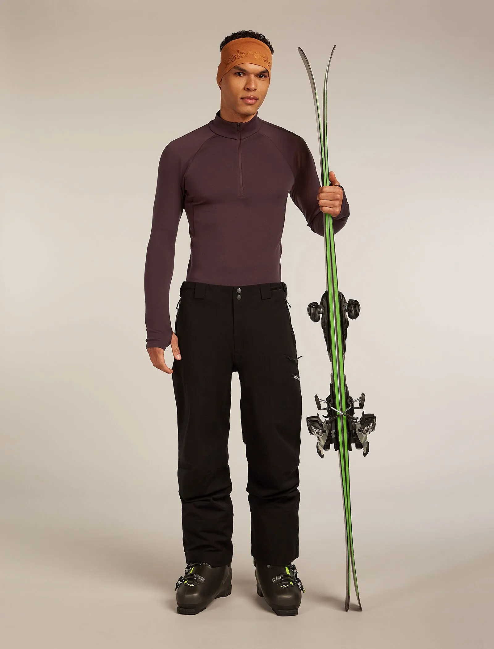 Men's 300 MerinoFine™ Polar Long Sleeve Half Zip Thermal Top sold by Icebreaker product image thumbnail 4