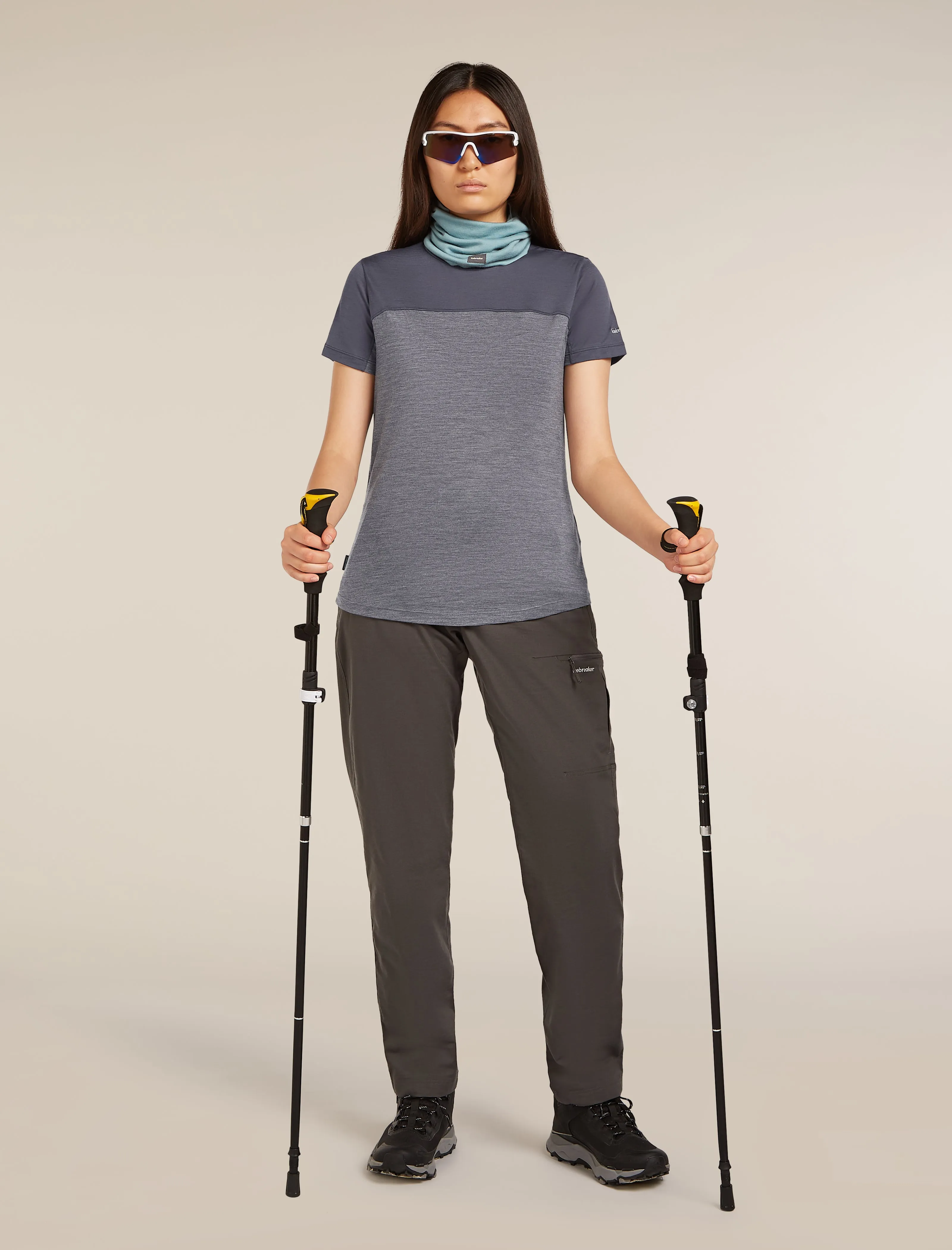 Women's Merino Blend 125 Cool-Lite™ Sphere Short Sleeve T-Shirt Colour Block sold by Icebreaker product image thumbnail 4