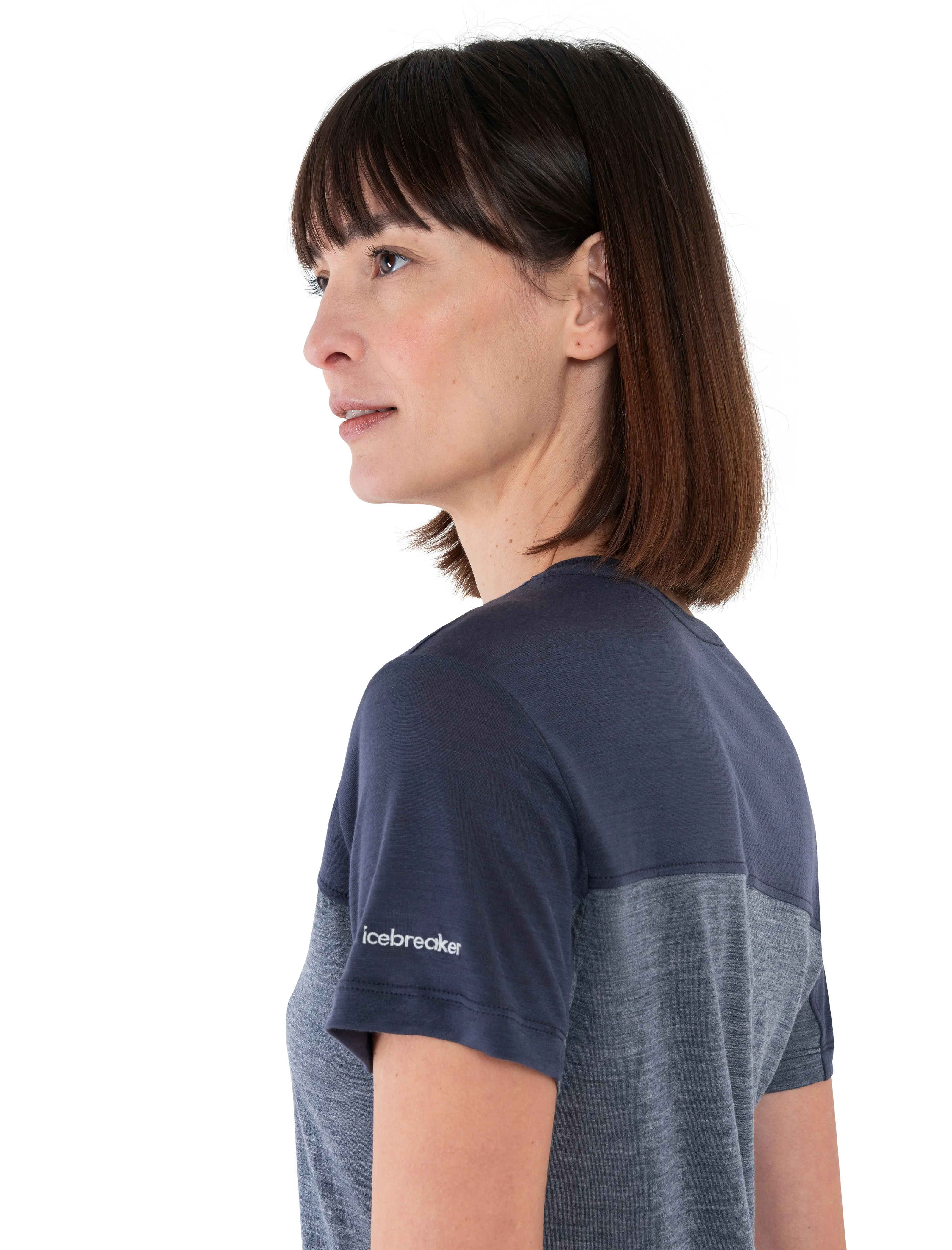 Women's Merino Blend 125 Cool-Lite™ Sphere Short Sleeve T-Shirt Colour Block sold by Icebreaker product image thumbnail 5