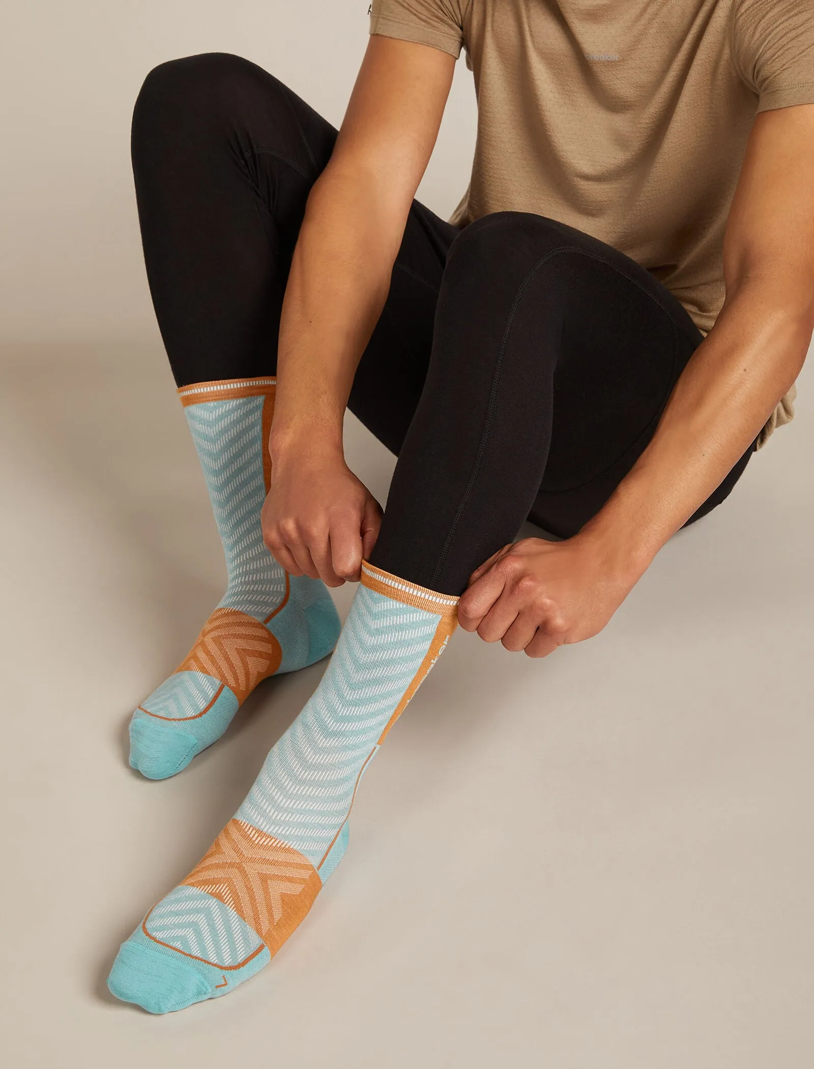Men's Merino Blend Run+ Ultralight Crew Socks sold by Icebreaker product image thumbnail 2