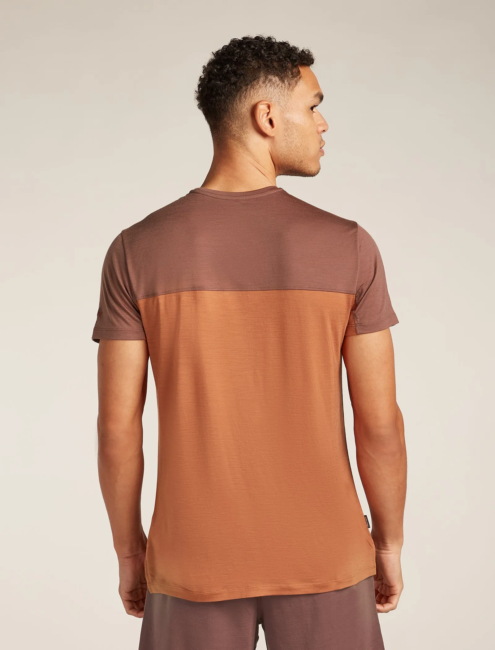Men's Merino Blend 125 Cool-Lite™ Sphere Short Sleeve T-Shirt Colour Block sold by Icebreaker product image thumbnail 2