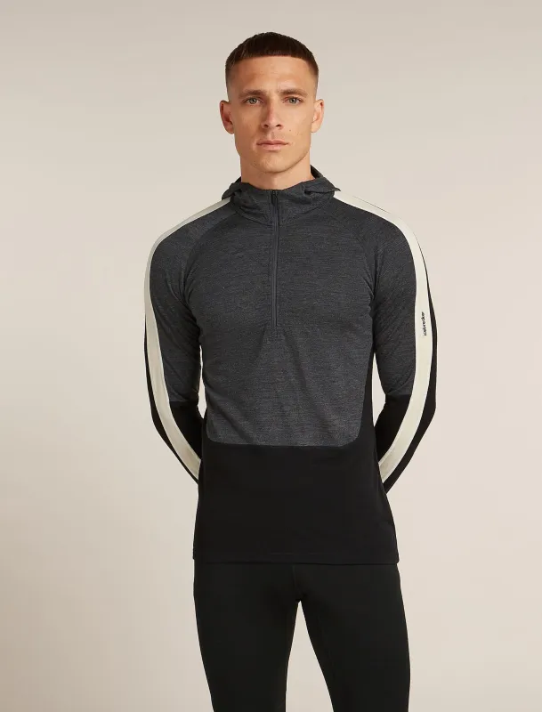 Men's Merino 200 Oasis+ Long Sleeve Half Zip Thermal Hoodie sold by Icebreaker