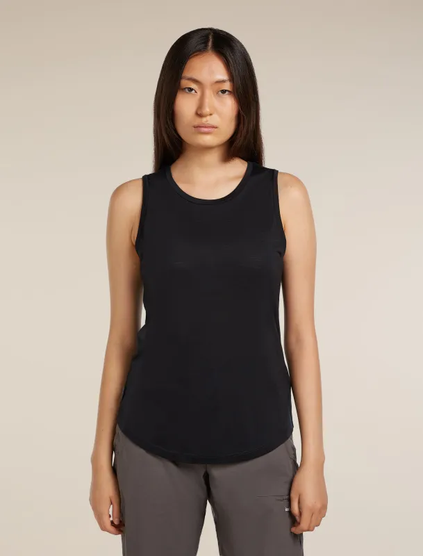 Women's Merino Blend 125 Cool-Lite™ Sphere Tank made by Icebreaker