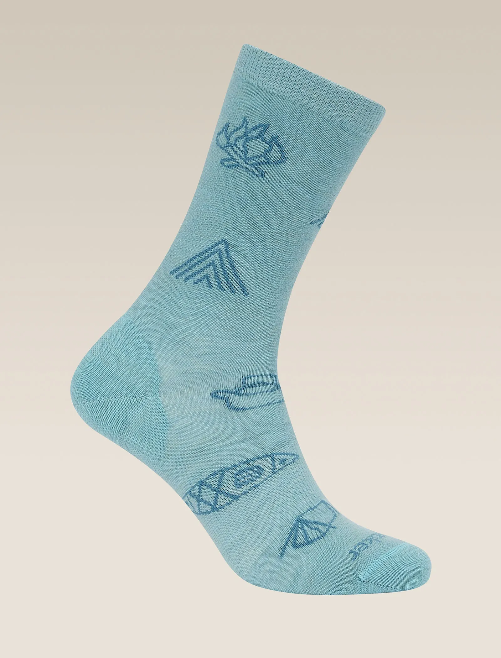 Women's Merino Lifestyle Ultralight Crew Socks Camp Essential sold by Icebreaker product image thumbnail 4