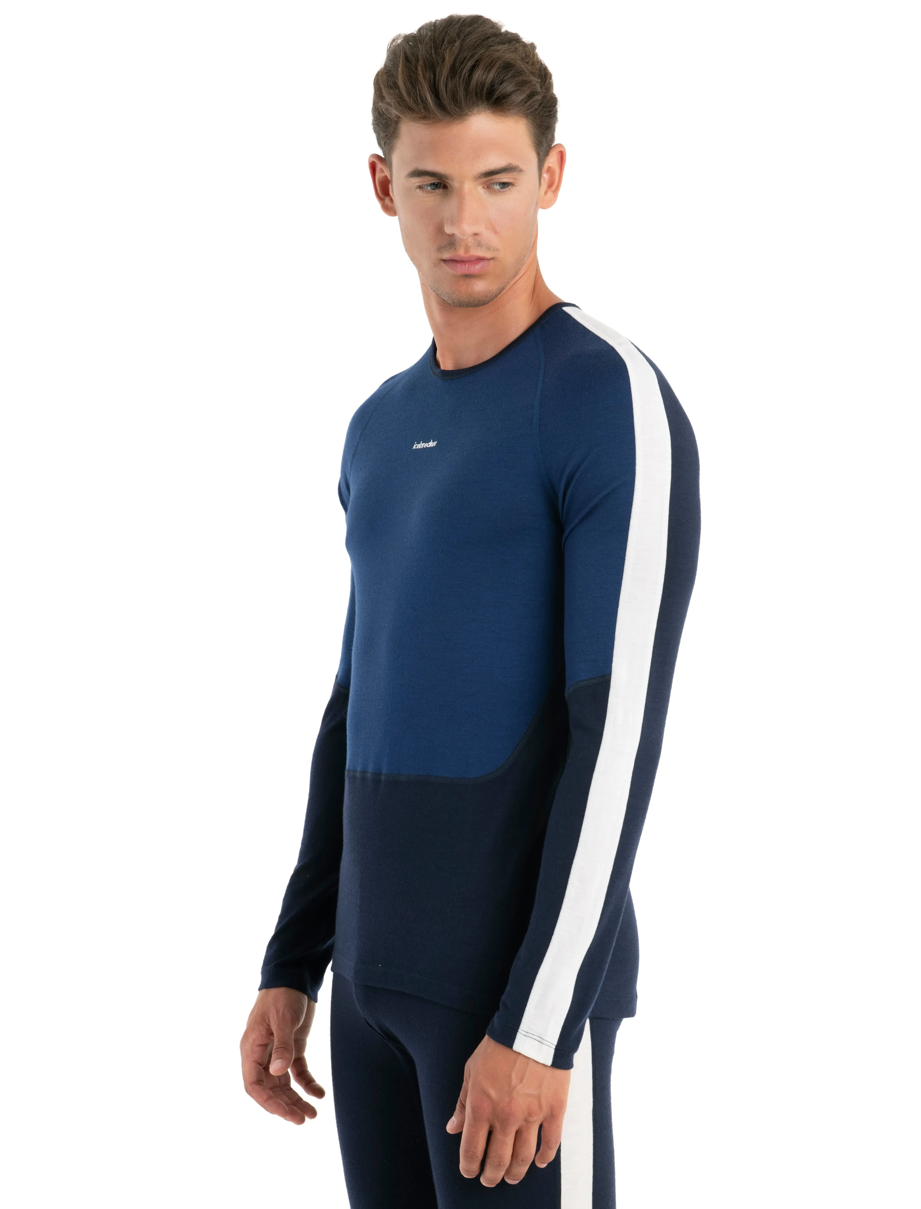 Men's Merino 200 Sonebula Long Sleeve Crewe Thermal Top sold by Icebreaker product image thumbnail 3
