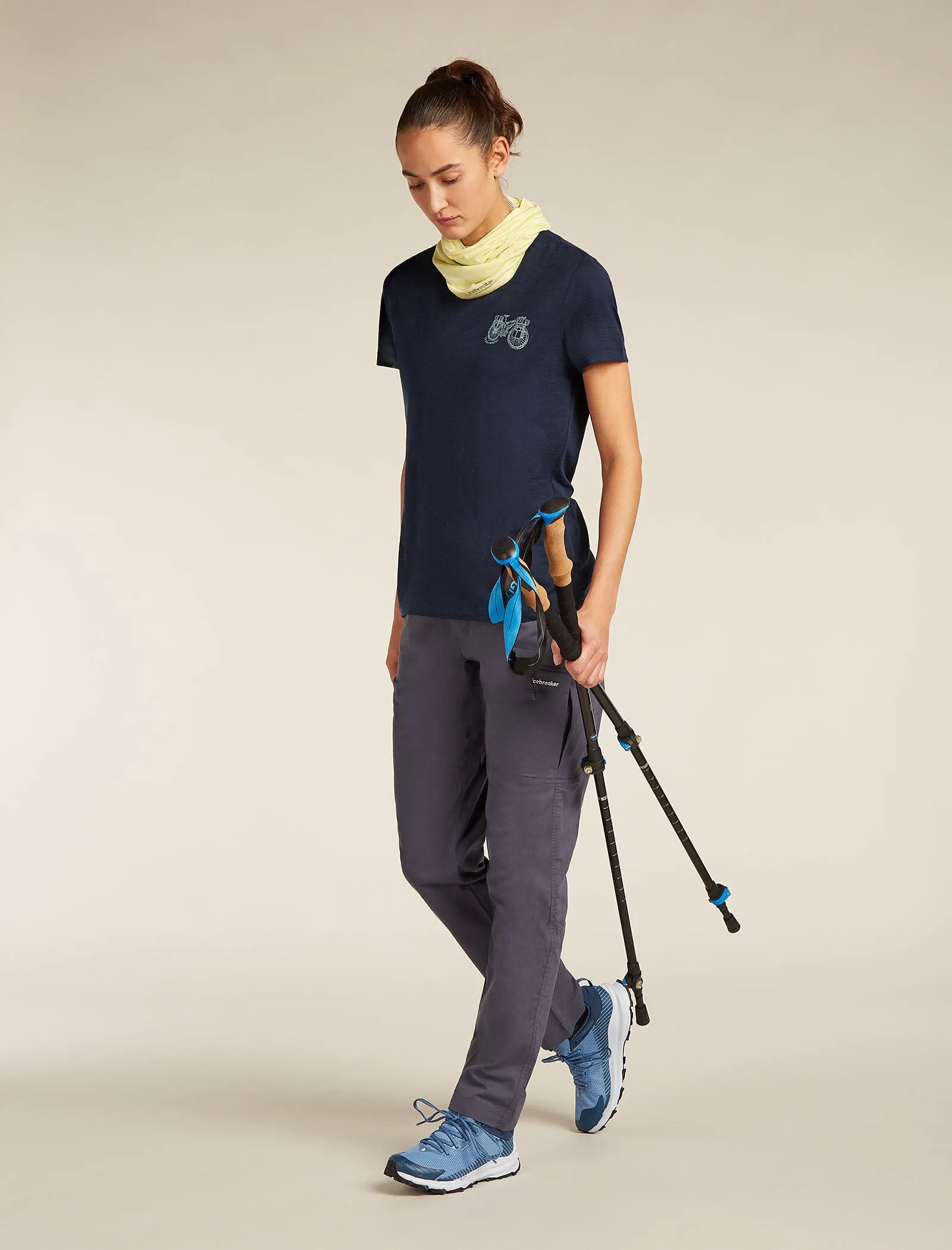 Women's Merino 150 Tech Lite Short Sleeve T-Shirt Adventure Ride sold by Icebreaker product image thumbnail 4