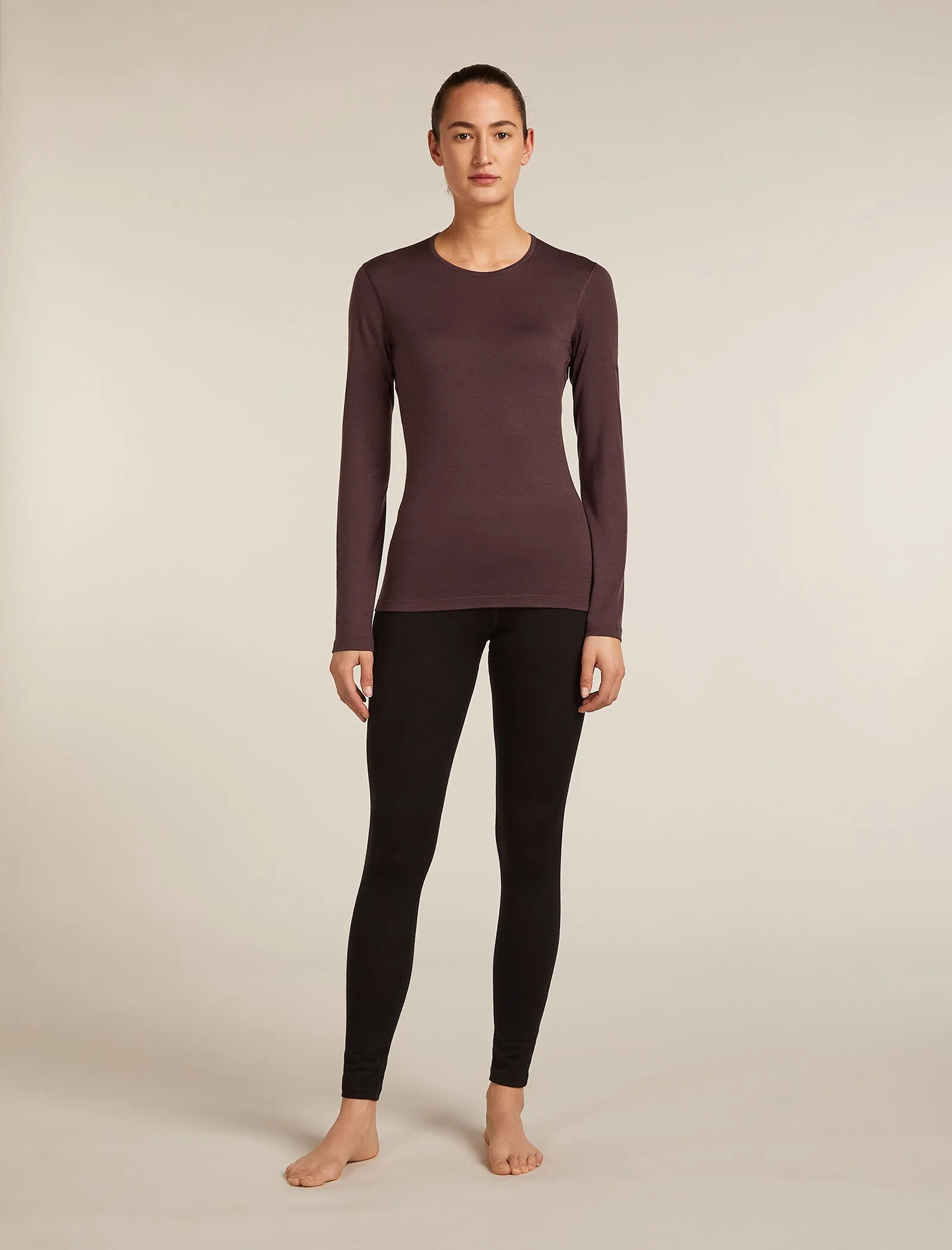 Women's Merino 200 Oasis Long Sleeve Crewe Thermal Top sold by Icebreaker product image thumbnail 3