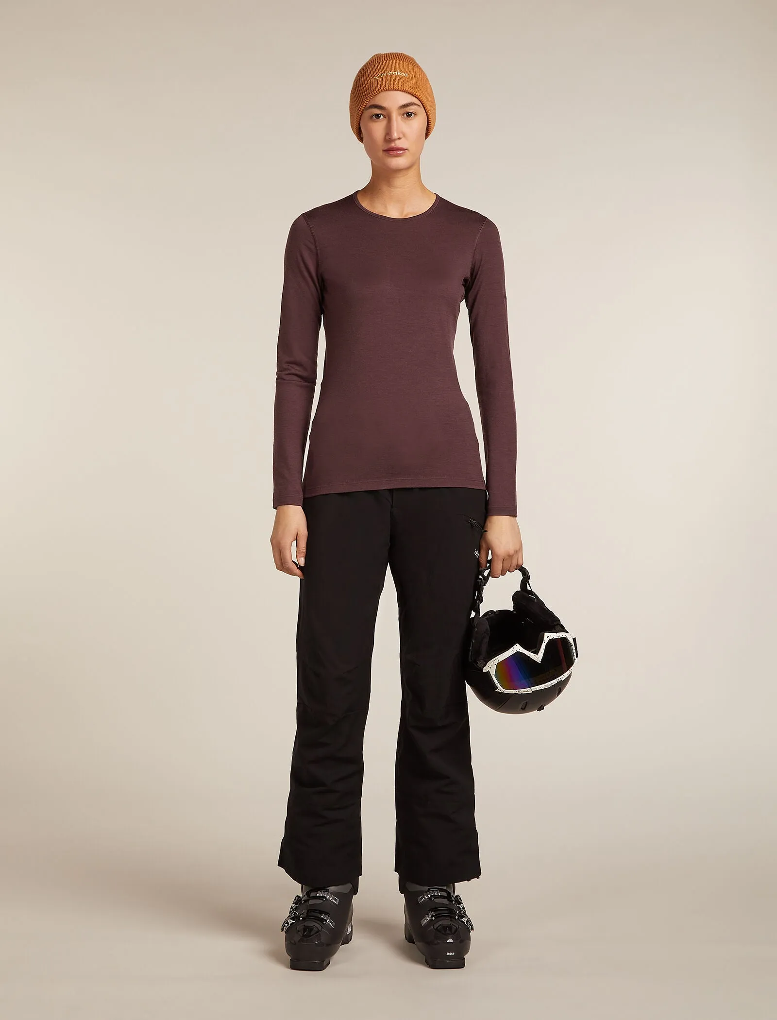 Women's Merino 200 Oasis Long Sleeve Crewe Thermal Top sold by Icebreaker product image thumbnail 4
