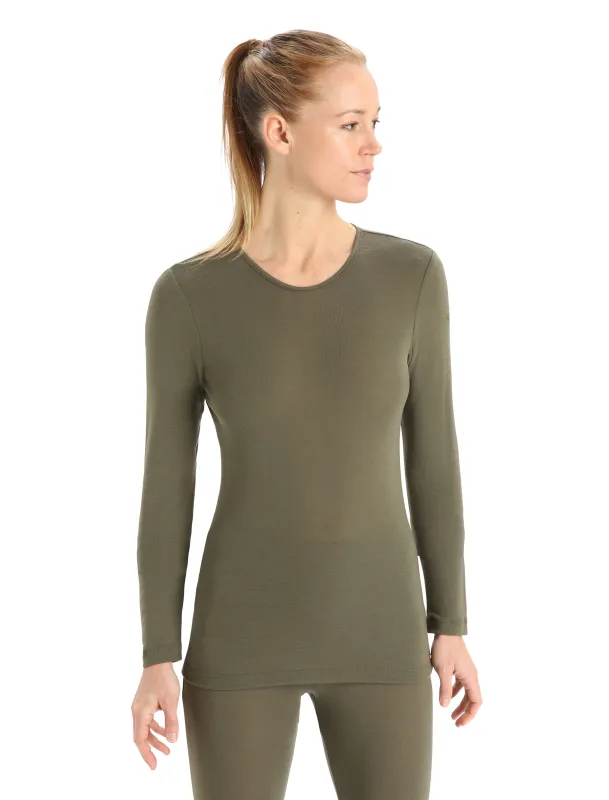 Women's Merino 175 Everyday Long Sleeve Crewe Thermal Top sold by Icebreaker