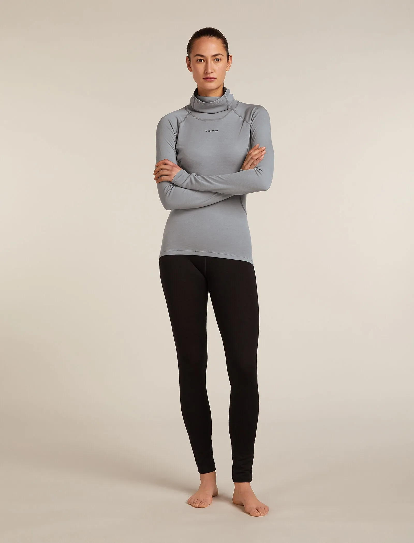 Women's 300 MerinoFine™ Polar Long Sleeve Roll Neck Thermal Top sold by Icebreaker product image thumbnail 3