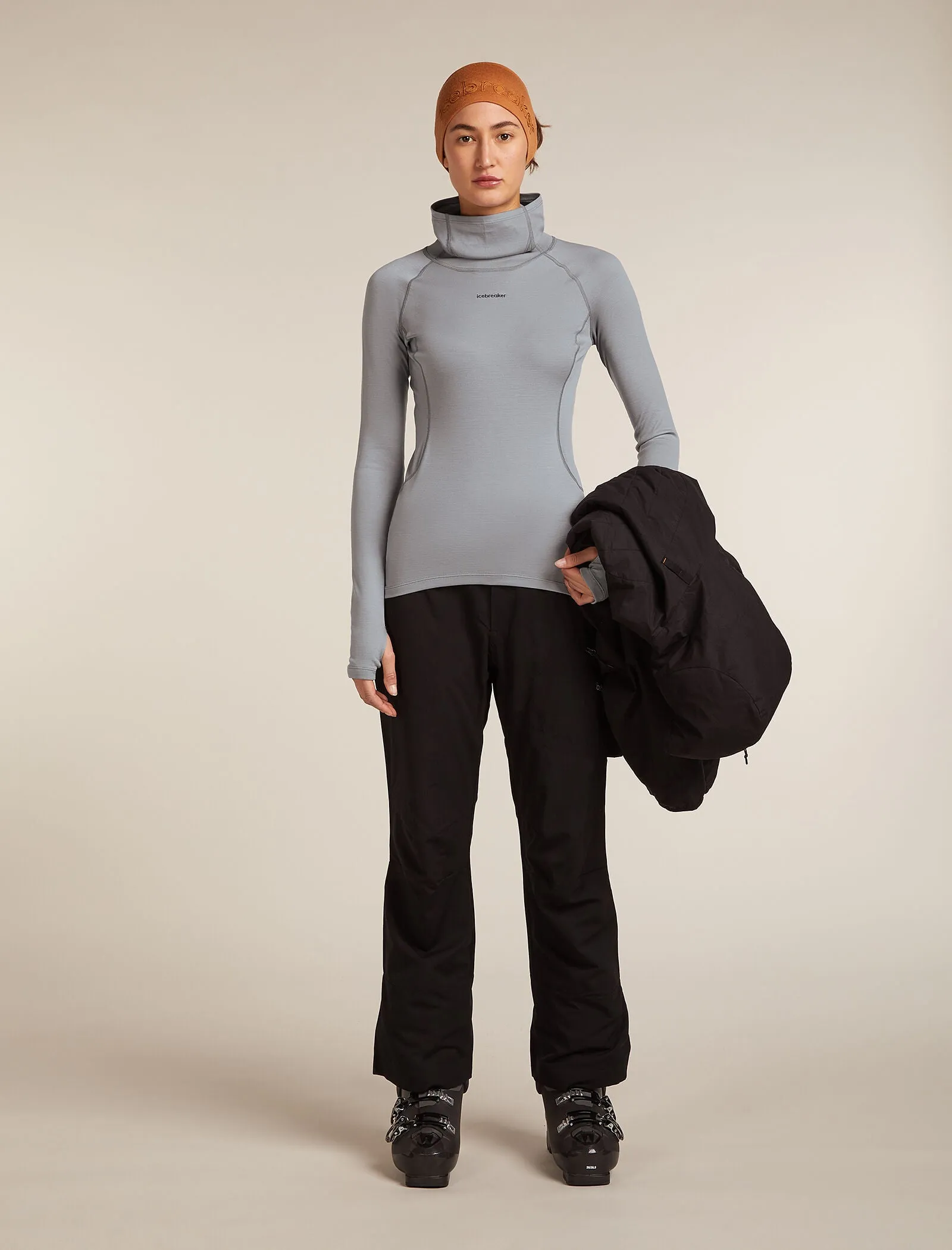 Women's 300 MerinoFine™ Polar Long Sleeve Roll Neck Thermal Top sold by Icebreaker product image thumbnail 4