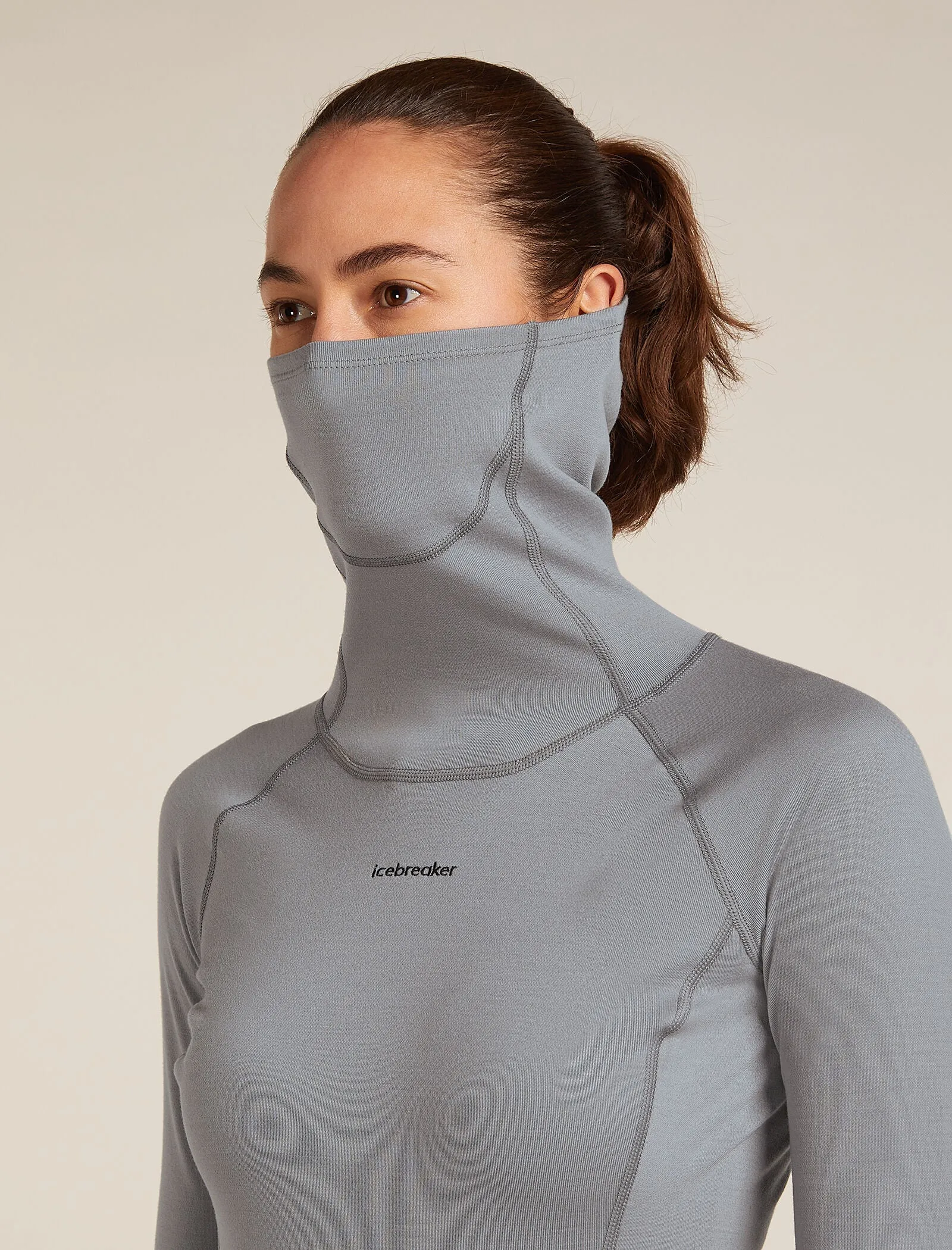 Women's 300 MerinoFine™ Polar Long Sleeve Roll Neck Thermal Top sold by Icebreaker product image thumbnail 5