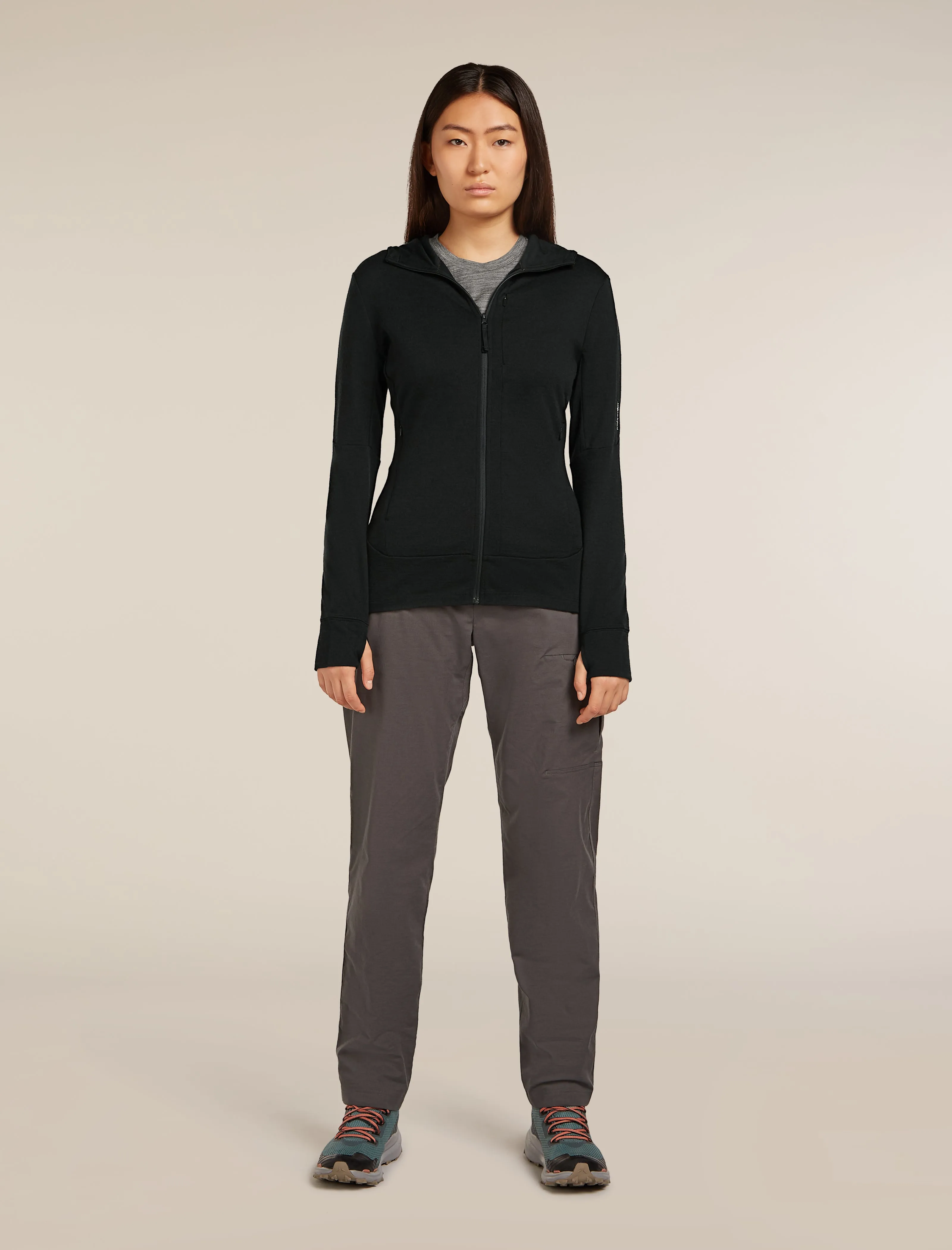 Women's Merino 260 Quantum Long Sleeve Zip Hoodie sold by Icebreaker product image thumbnail 3