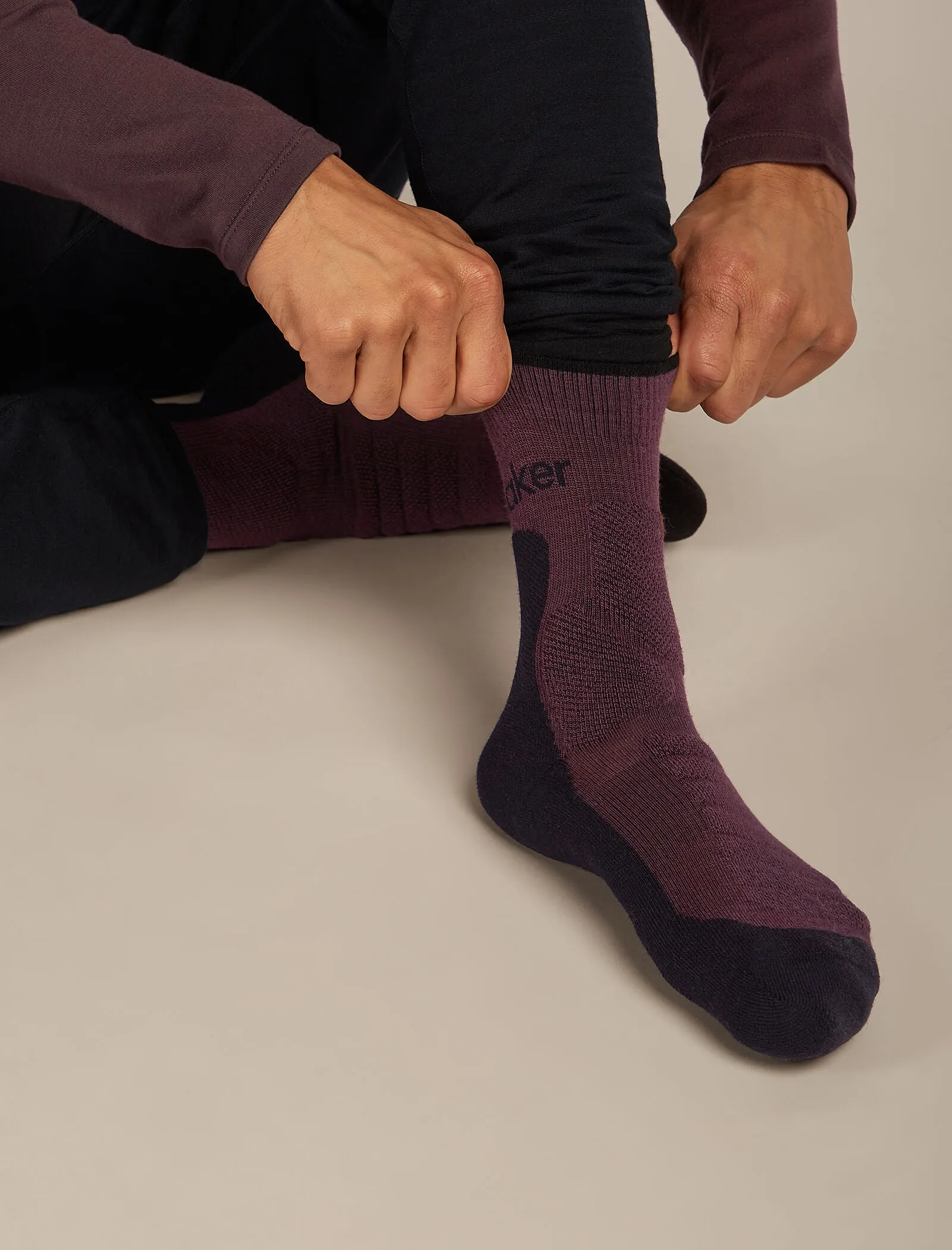Men's Merino Hike+ Heavy Crew Socks sold by Icebreaker product image thumbnail 2