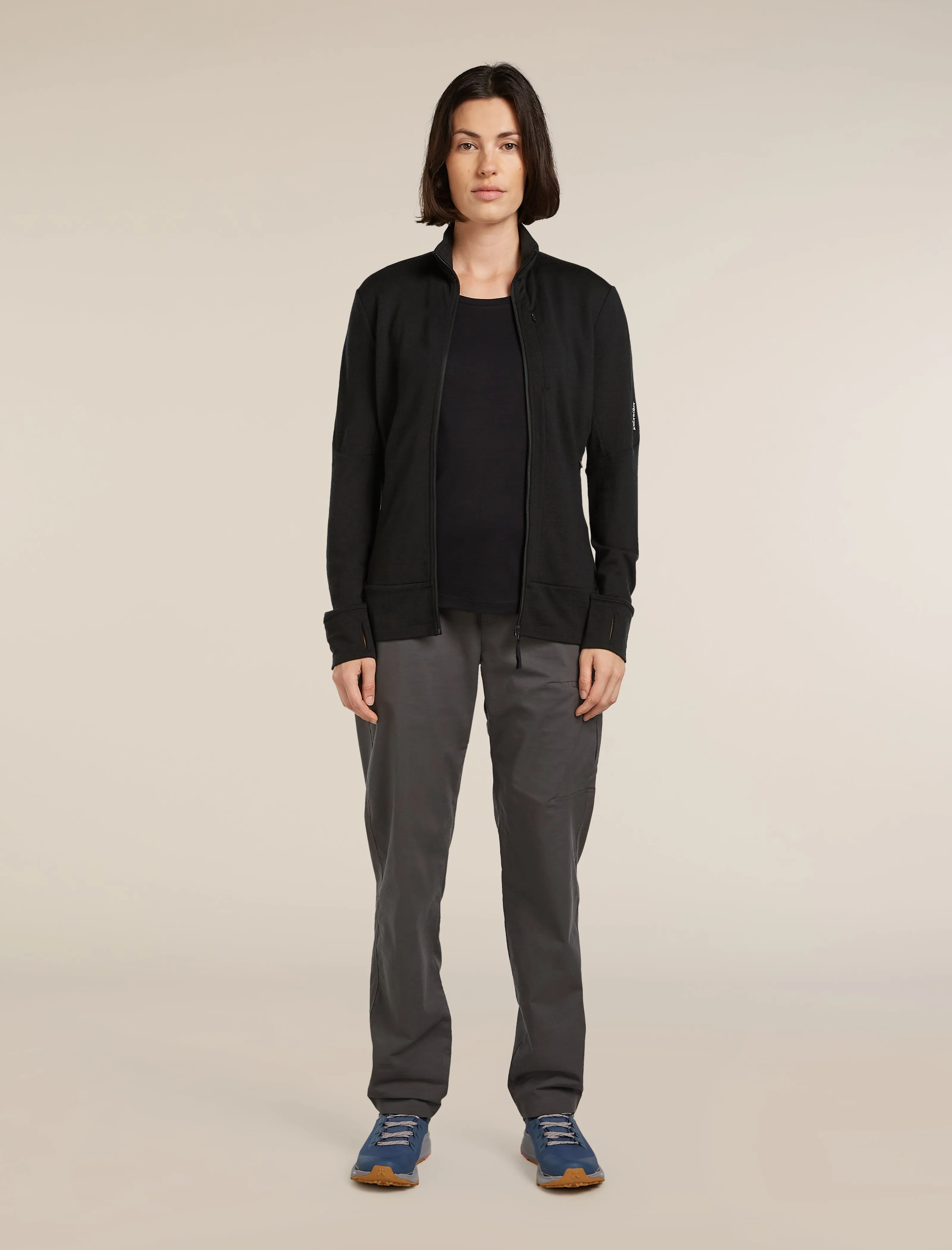 Women's Merino 260 Quantum Long Sleeve Zip Jacket sold by Icebreaker product image thumbnail 3