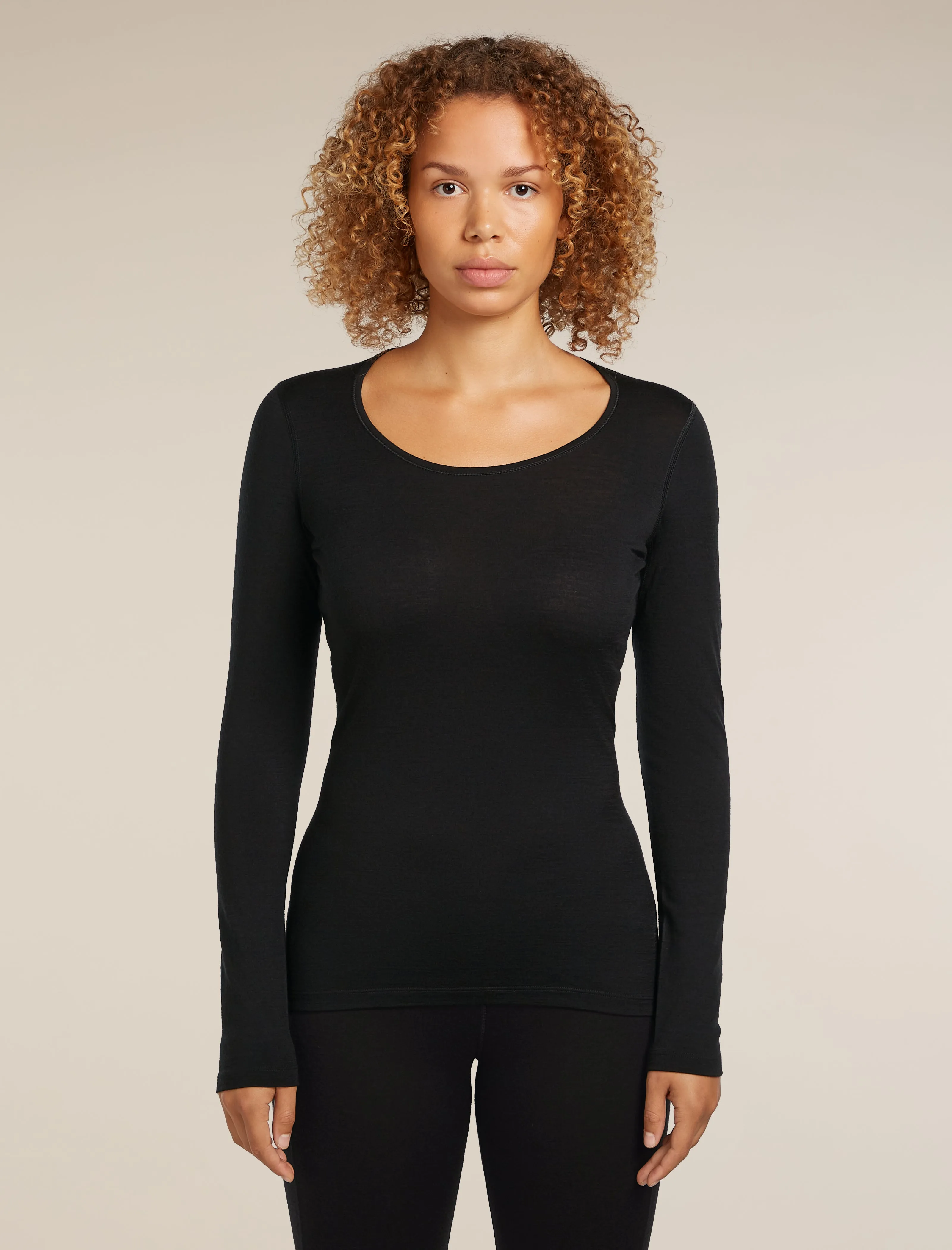 Women's Merino 200 Oasis Long Sleeve Scoop Thermal Top sold by Icebreaker