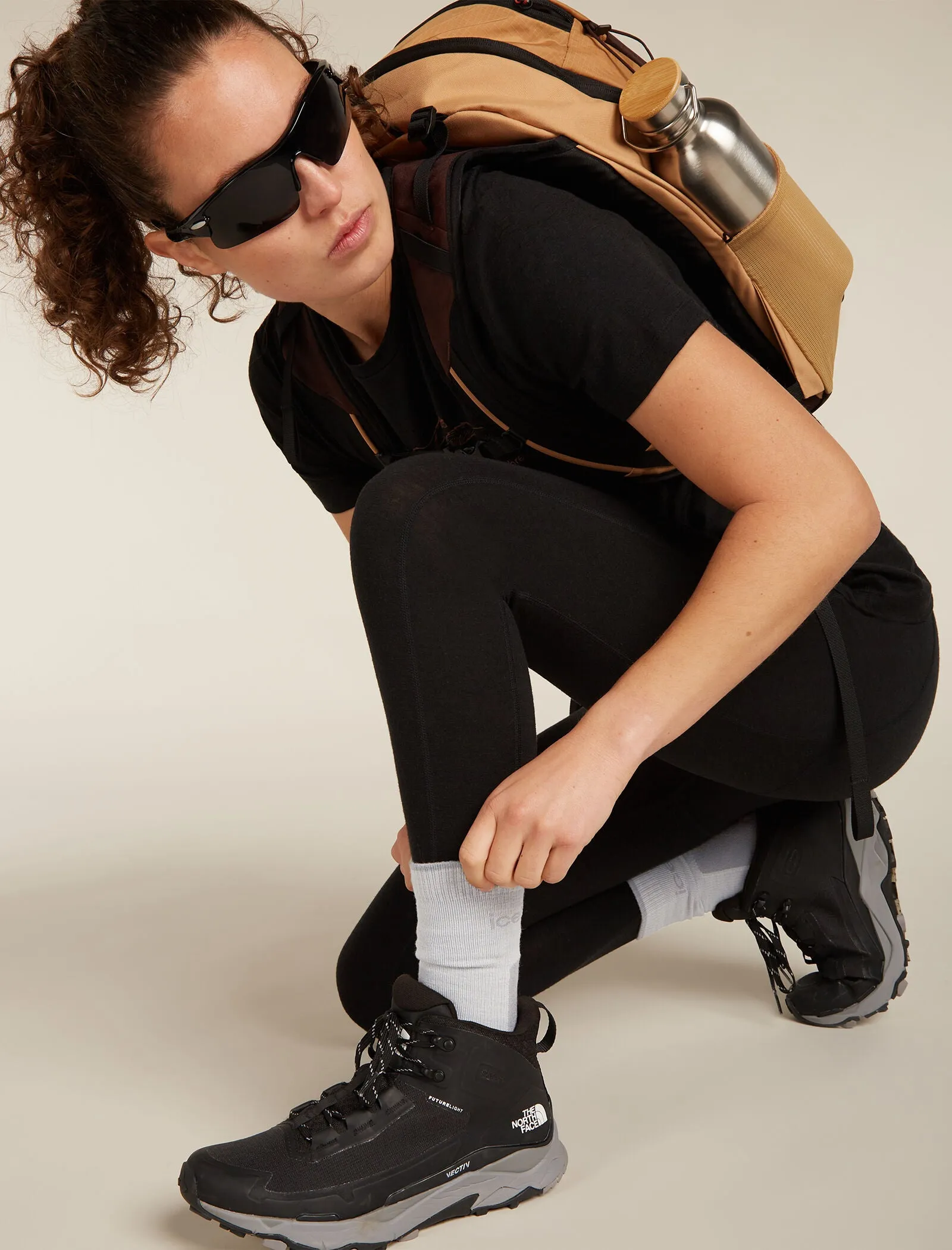 Women's Merino Hike+ Light Crew Socks sold by Icebreaker