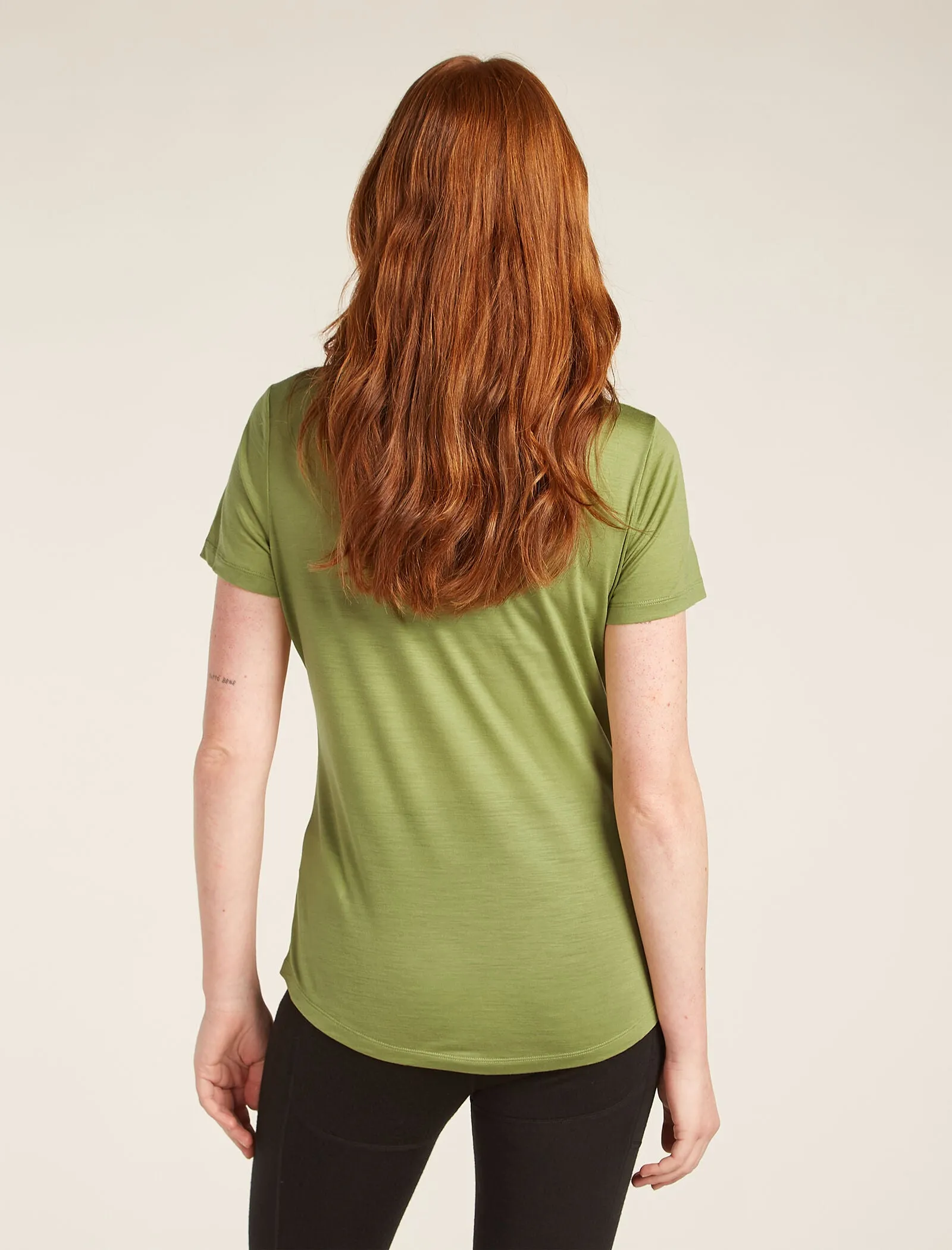 Women's Merino Blend 125 Cool-Lite™ Sphere Short Sleeve T-Shirt Across the Peaks sold by Icebreaker product image thumbnail 2