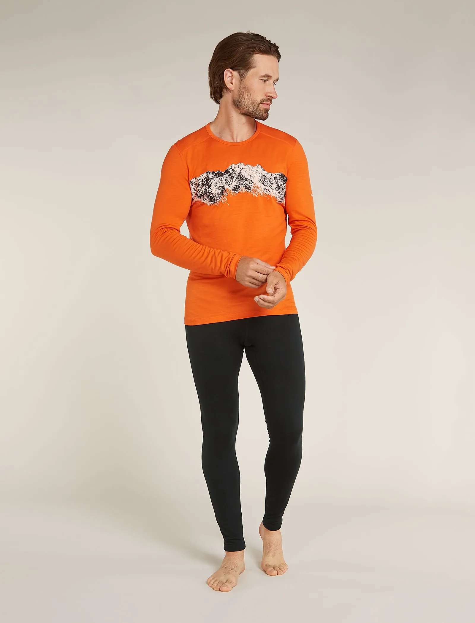 Men's Merino 200 Oasis Long Sleeve Crewe Thermal Top Remarkables sold by Icebreaker product image thumbnail 3
