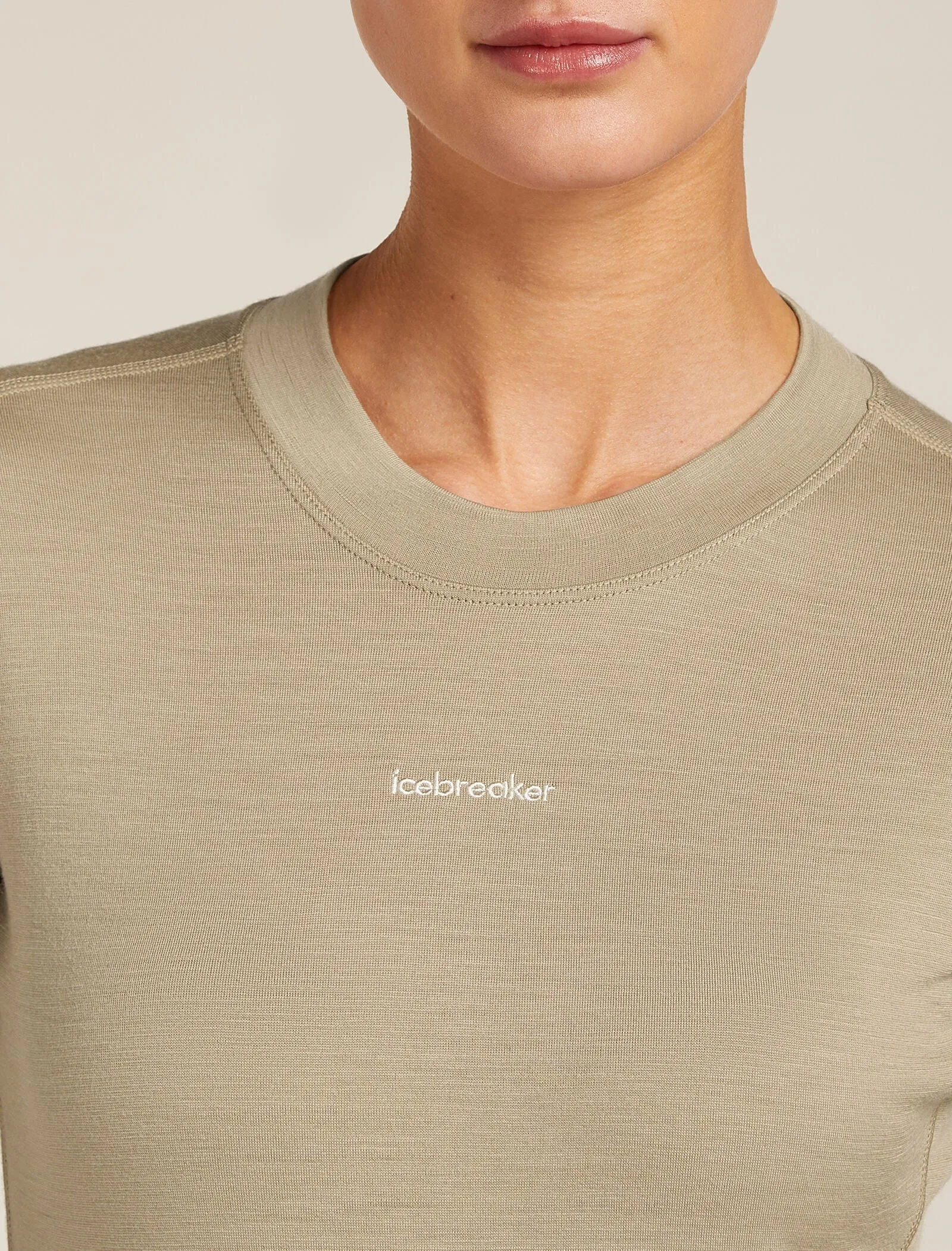 Women's 200 MerinoFine™ Ace Long Sleeve Mock Neck Thermal Top sold by Icebreaker product image thumbnail 5